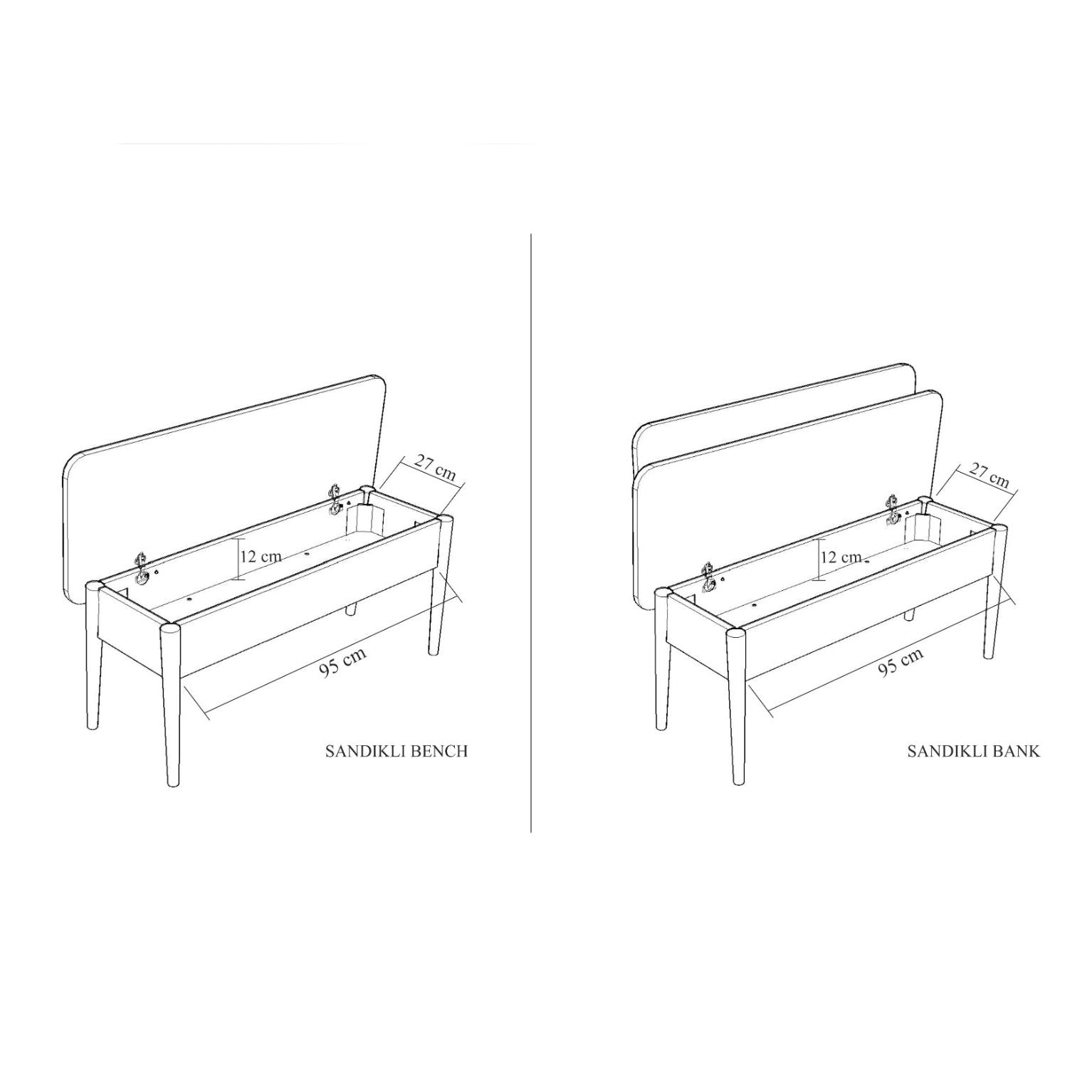 Set Masa, Scaune si Bancheta Vina 0701, 4 piese, din PAL melaminat, alb/soho, 163x80x75 cm