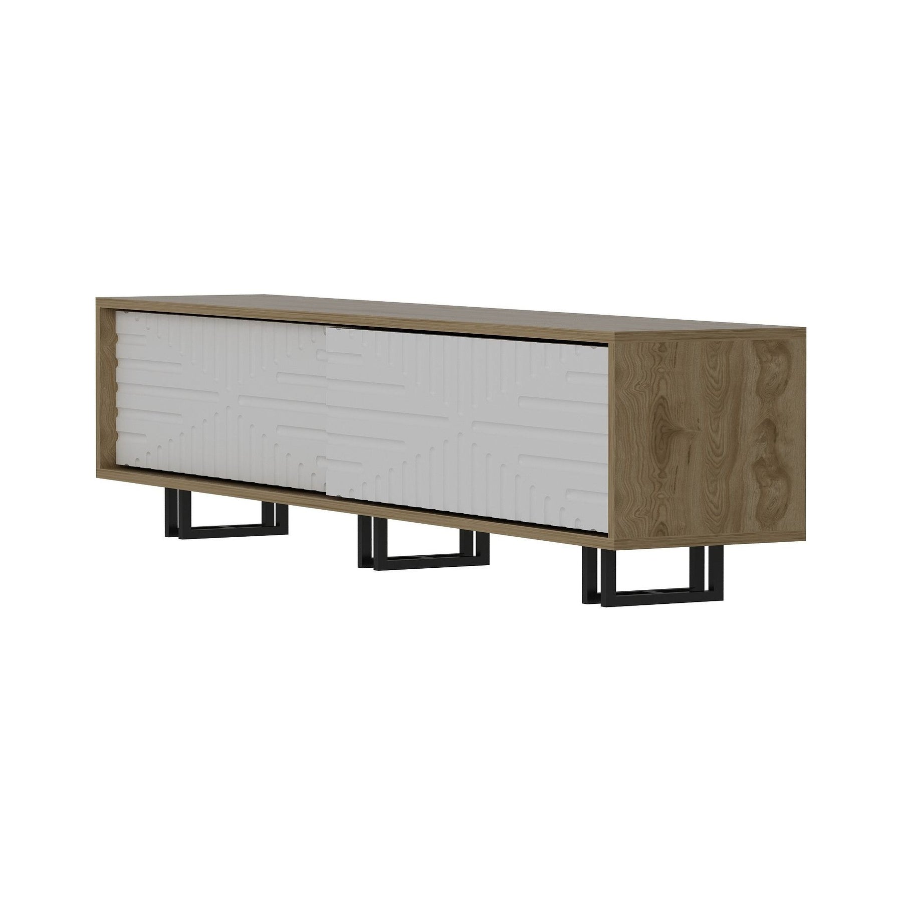 Comoda TV Askal, din PAL melaminat, 180x47.4x35 cm