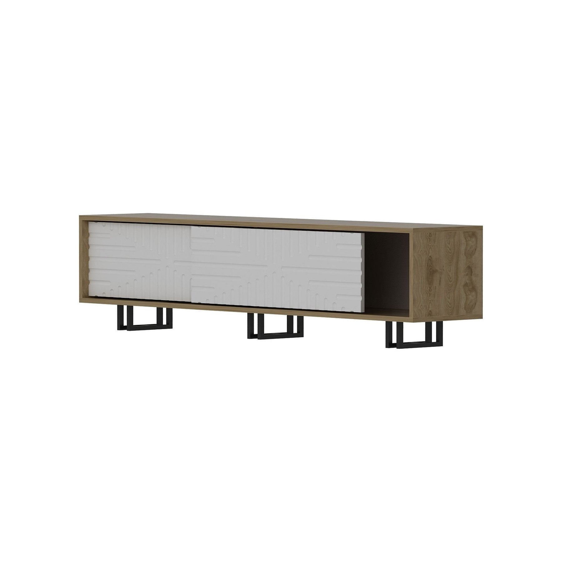 Comoda TV Askal, din PAL melaminat, 180x47.4x35 cm