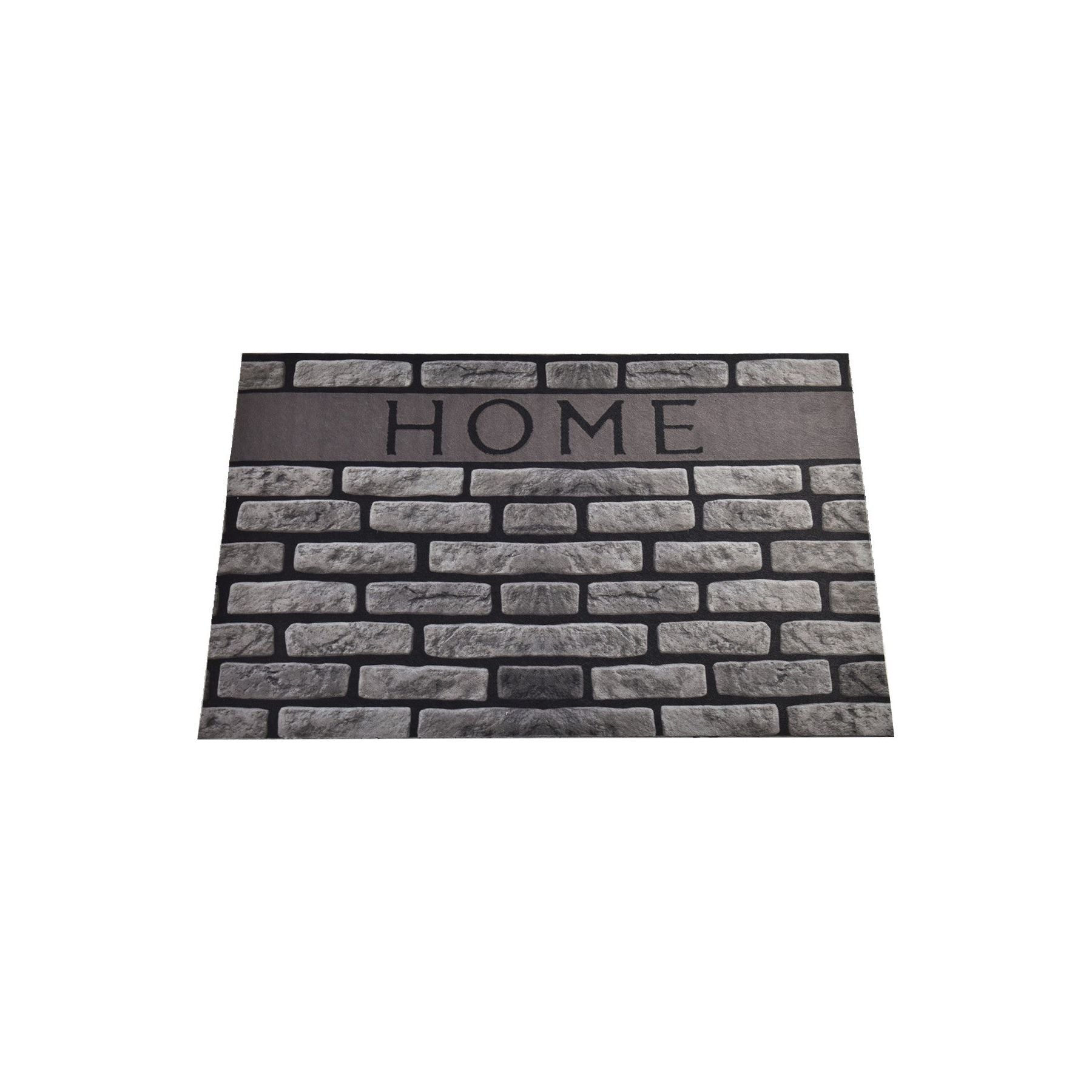 Covor intrare Home, 40x60 cm, forma dreptunghiulara, PVC, gri