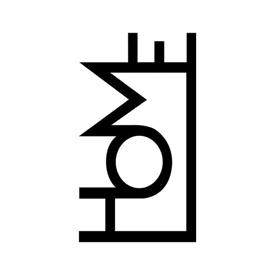 Accesoriu decorativ Home, negru, metal, 28x50 cm