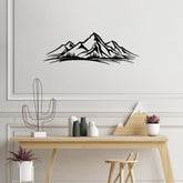 Accesoriu decorativ Cebekler-463, negru, metal, 70x23 cm