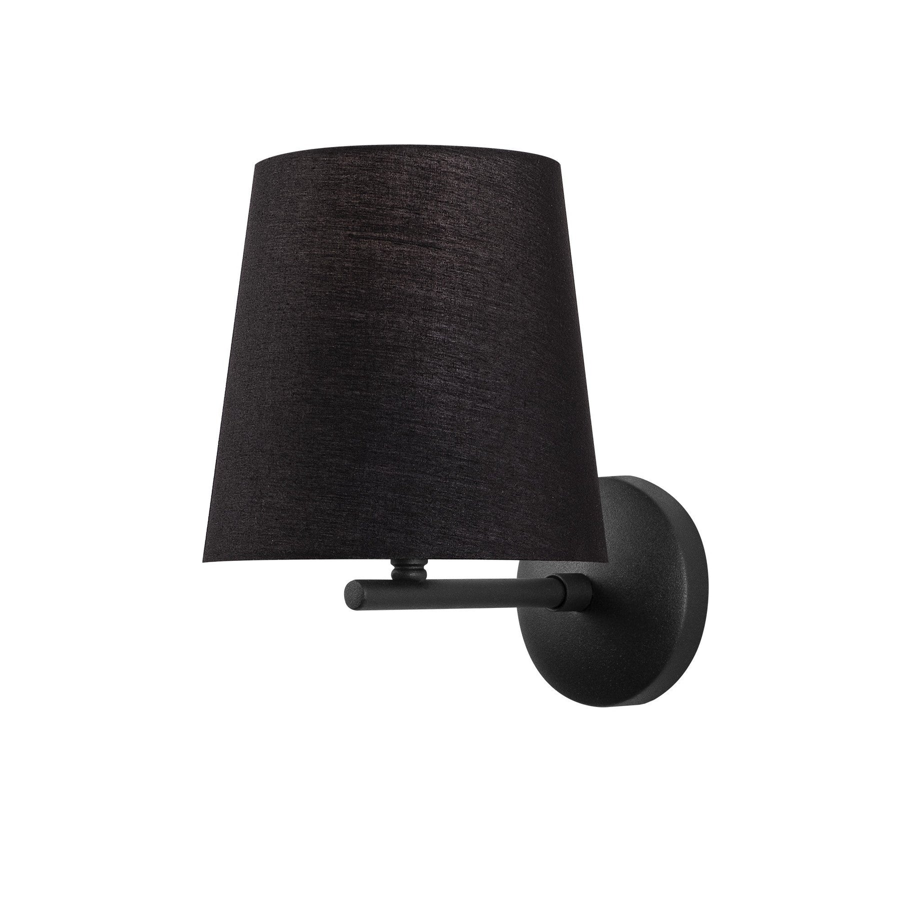 Lampa de perete Profil, 4681, cadru metalic/material textil, negru, 18x22x26 cm