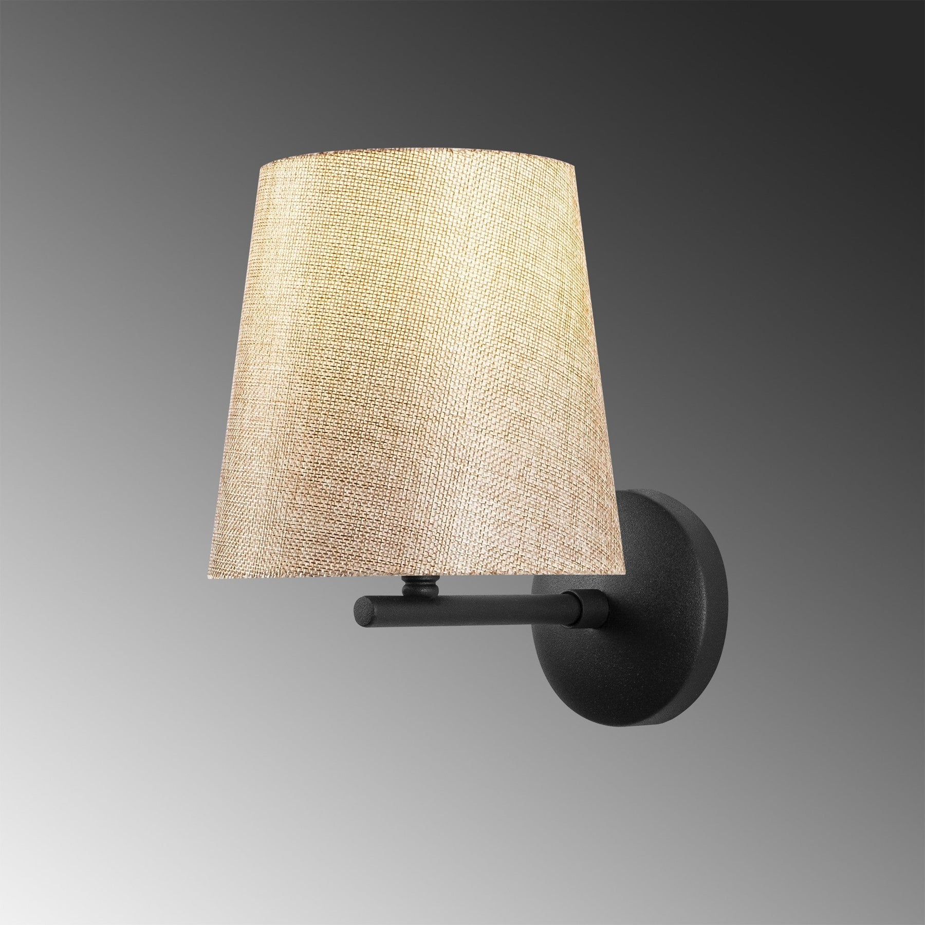 Lampa de perete Profil, 4683, cadru metalic/material textil, 18x22x26 cm