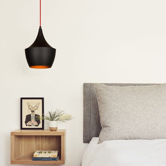Lustra Elmas-3551, negru, metal, 23x130 cm
