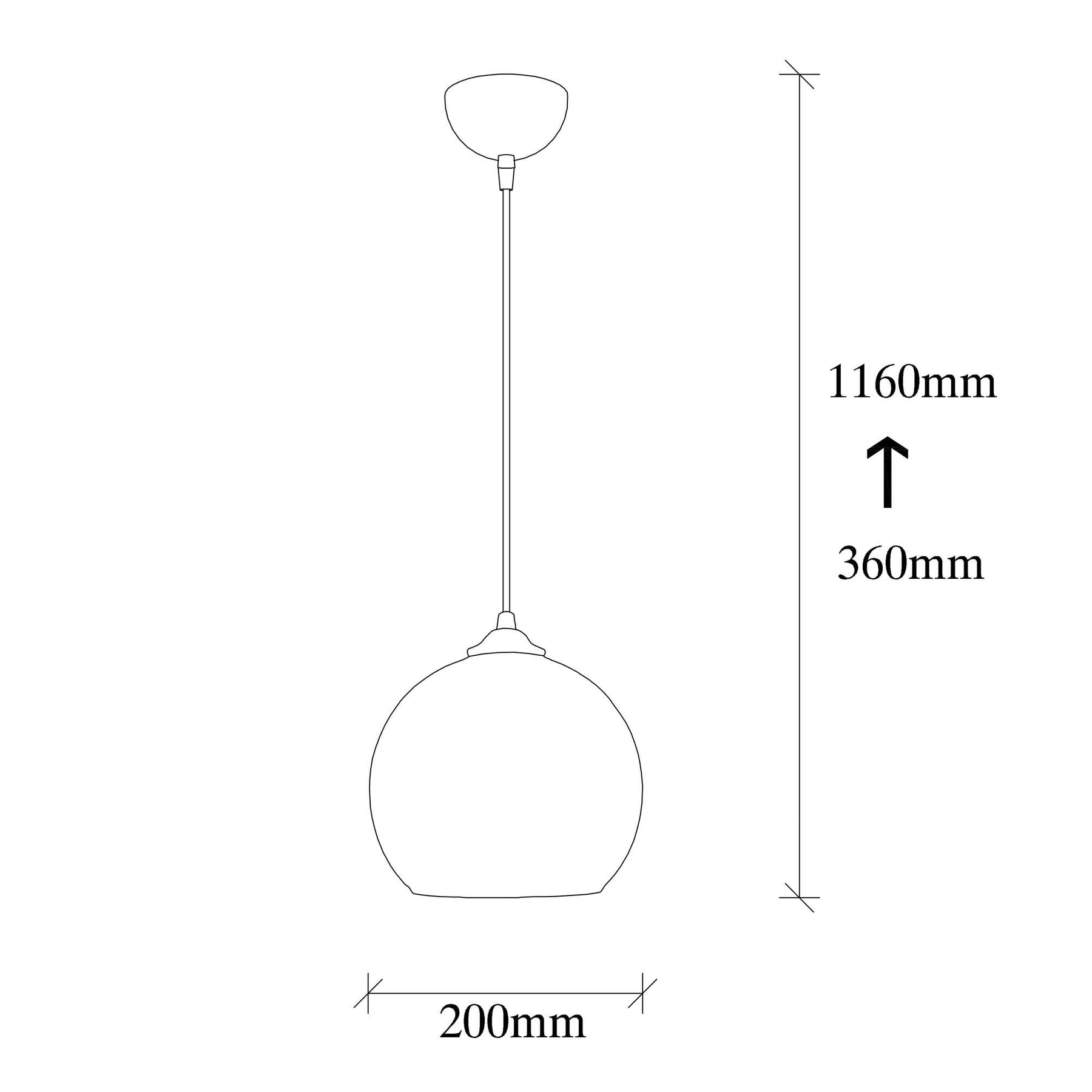 Lustra Camini-MR-869, negru, metal, 20x116x20 cm
