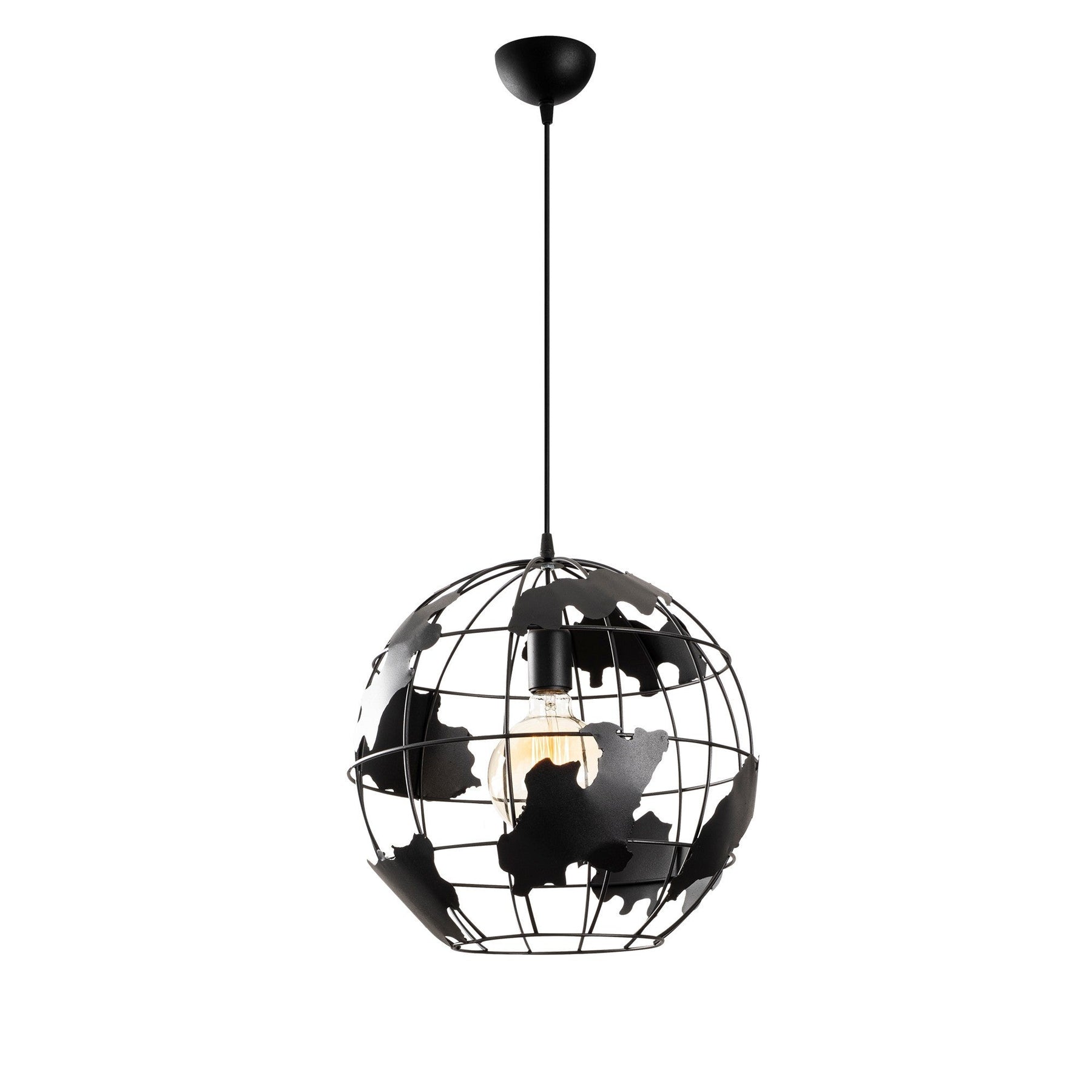 Lustra Fellini, MR - 822, cadru metalic, negru, 40x110 cm