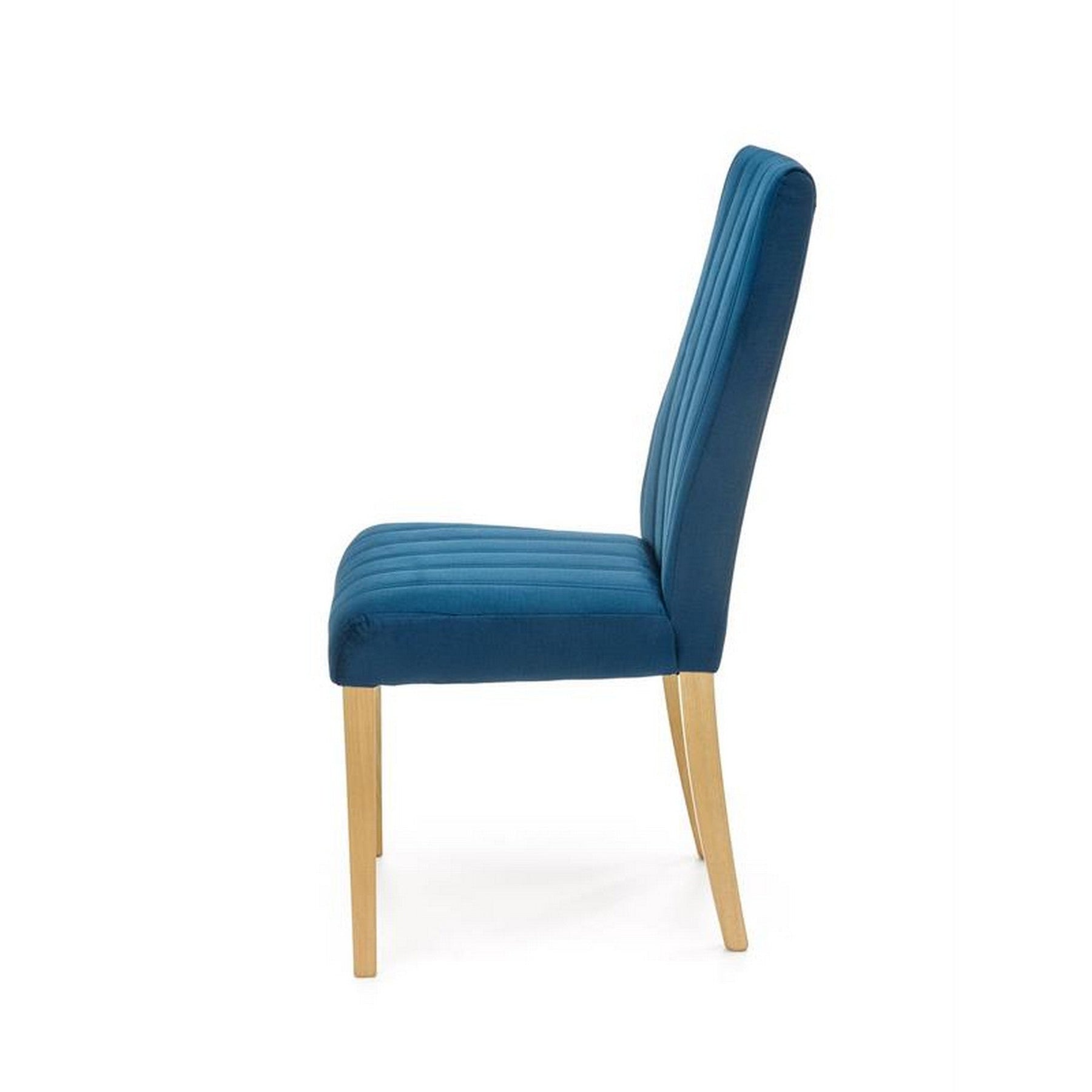 Scaun DIEGO 3, stofa catifelata albastru marin, 47x59x99 cm
