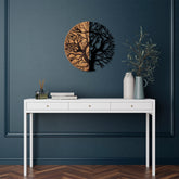 Accesoriu decorativ Monument Tree - 320, stejar/negru. lemn/metal, 56 cm