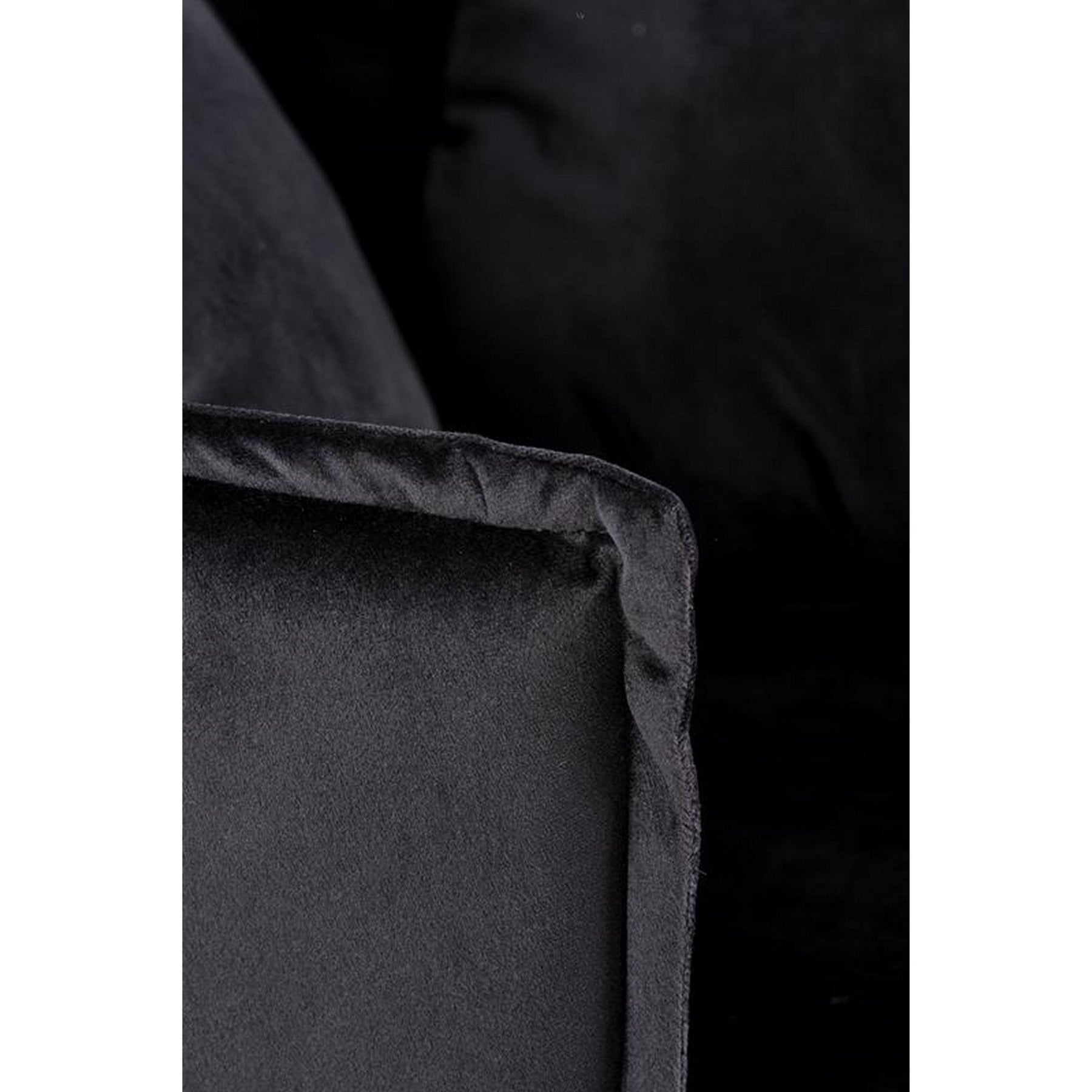 Fotoliu modern Almond, negru/auriu, 90x90x87 cm