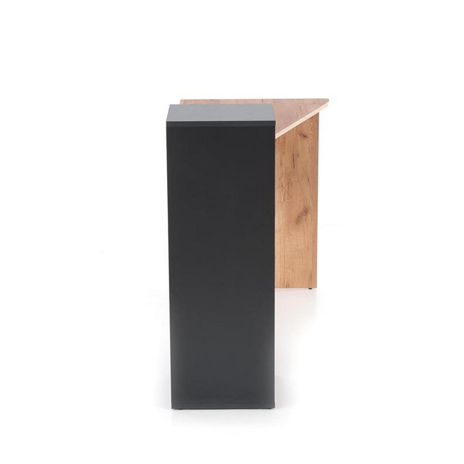Birou Conti, stejar wotan/antracit, 122x57x90 cm