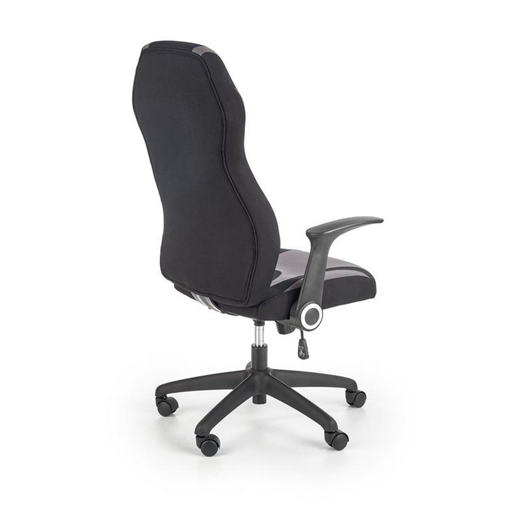 Scaun birou Jofrey, negru/gri, 66x64x109/117 cm