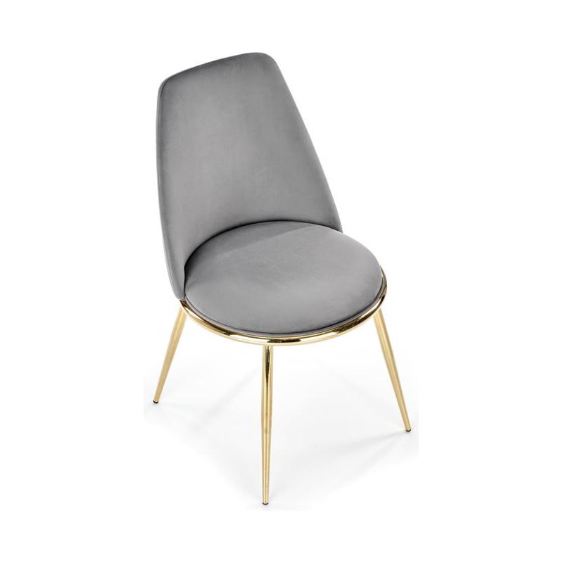 Scaun K460, stofa gri, 49x54x84 cm