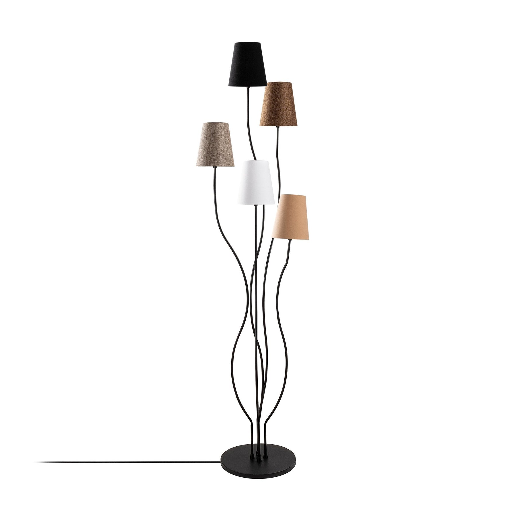Lampa Bonibon-13233, multicolor, metal/material textil, 44x44x160 cm