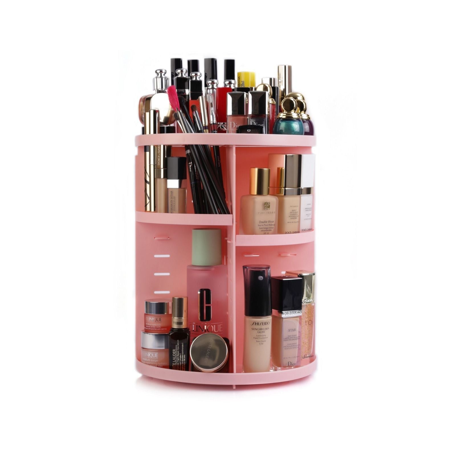 Organizator 980302, roz, plastic, 23x23x31 cm