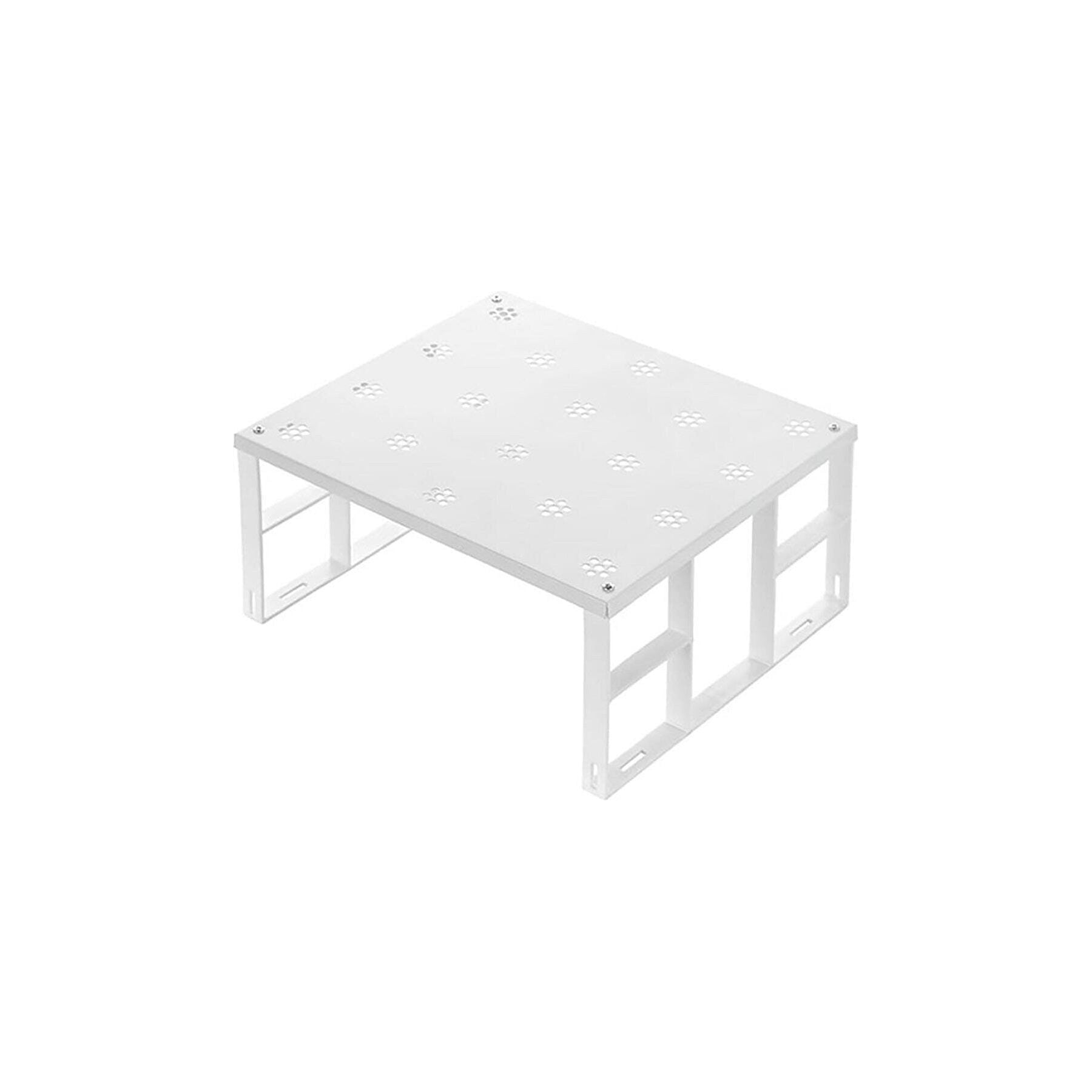 Organizator de bucatarie 8100, alb, metal inox 100%, 27,5x31,5x15 cm