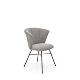 Scaun K459, stofa gri, 60x59x79 cm