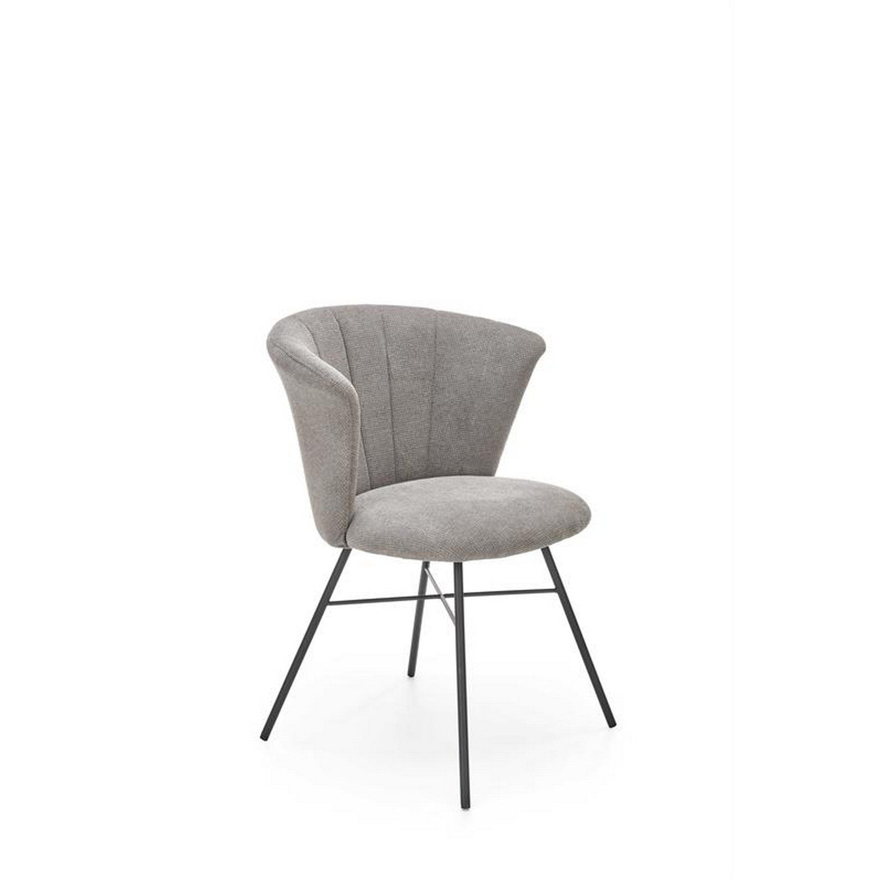 Scaun K459, stofa gri, 60x59x79 cm