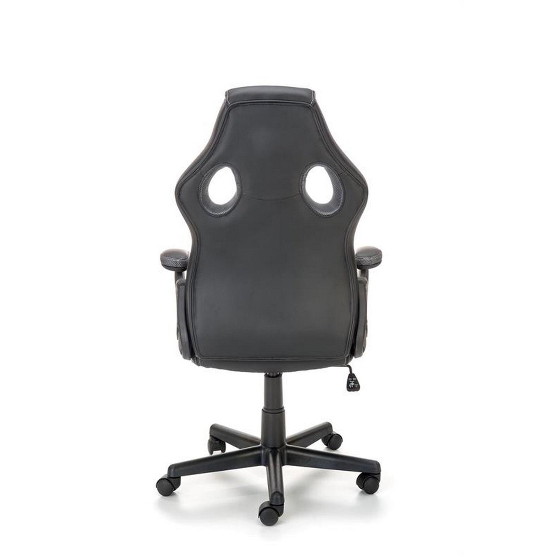 Scaun birou BERKEL cu mecanism TILT, negru/gri, 62x63x108/117 cm