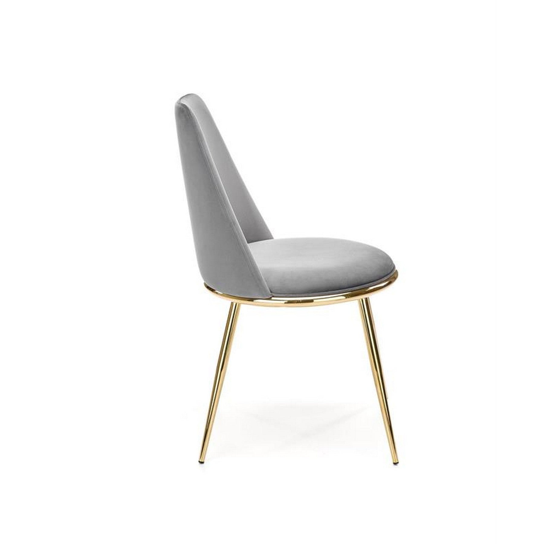 Scaun K460, stofa gri, 49x54x84 cm