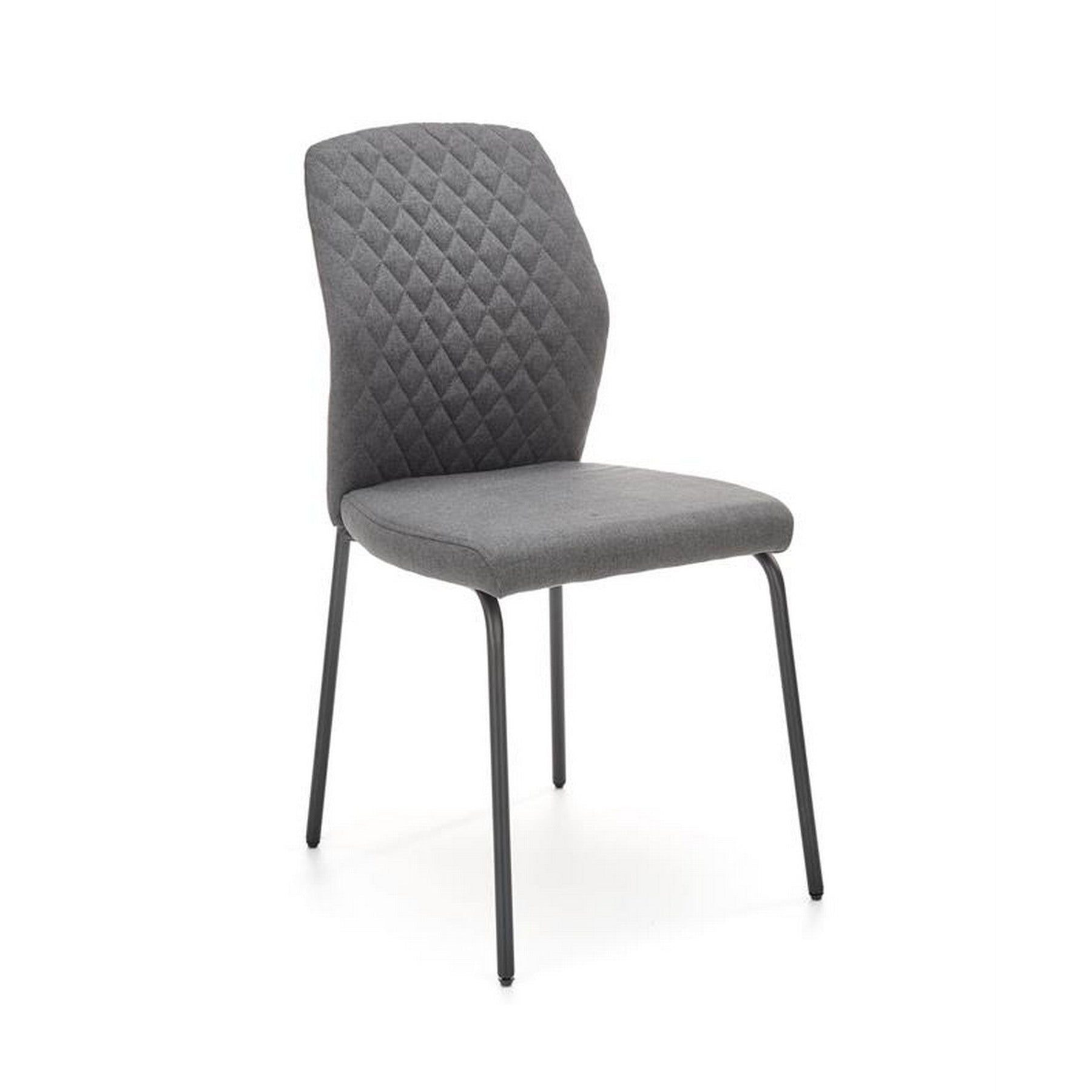 Scaun K461, stofa gri, 46x56x92 cm