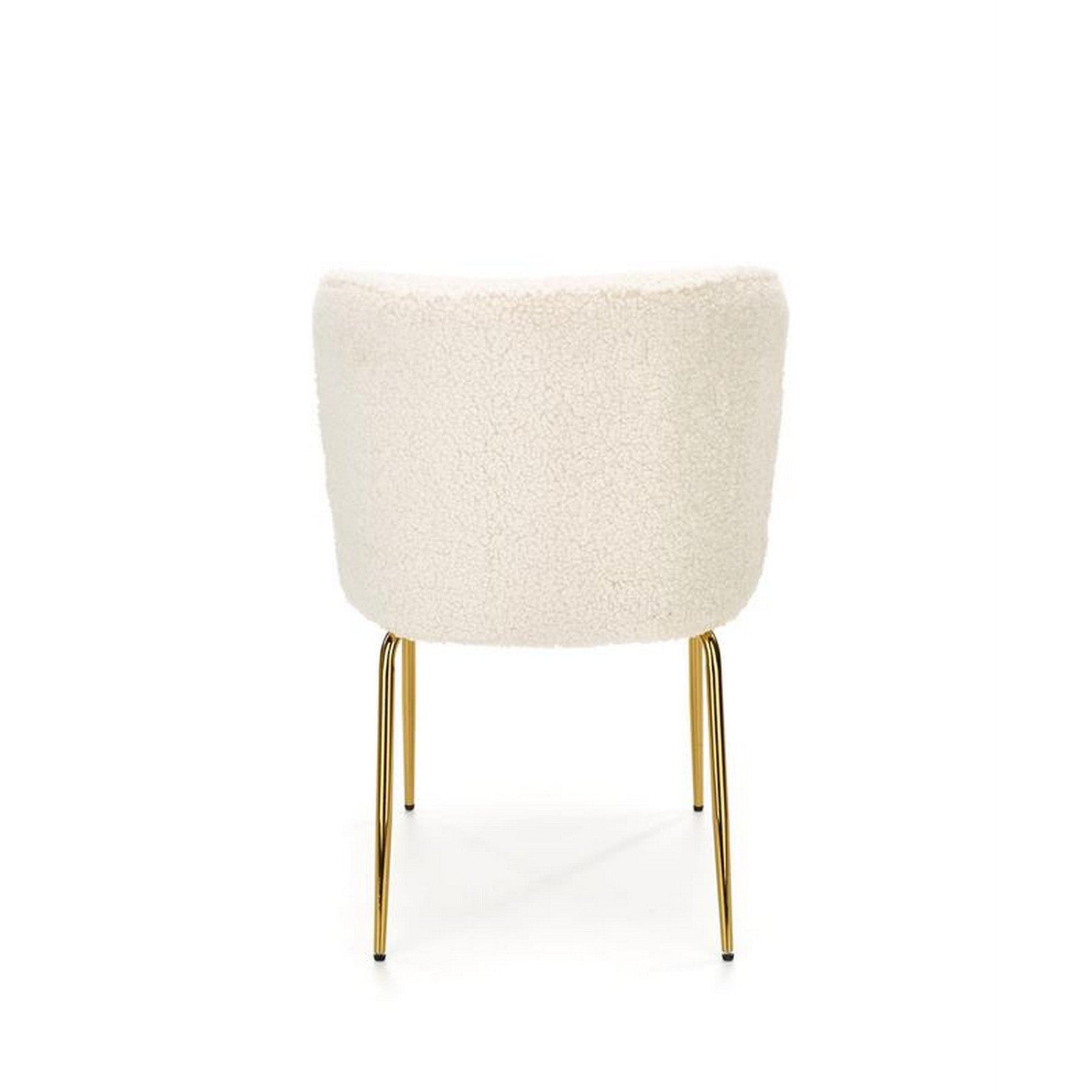 Scaun K474, stofa blana crem, 54x64x80 cm