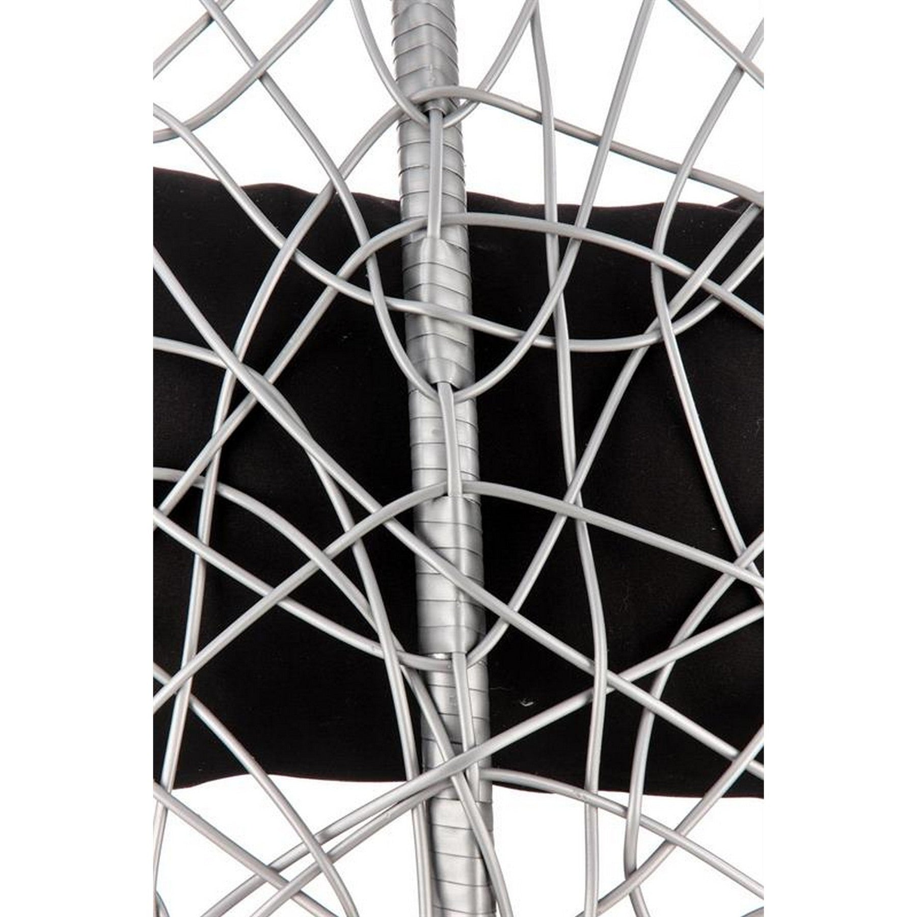 Balansoar pentru terasa Eggy, gri/negru, 195x106x112 cm