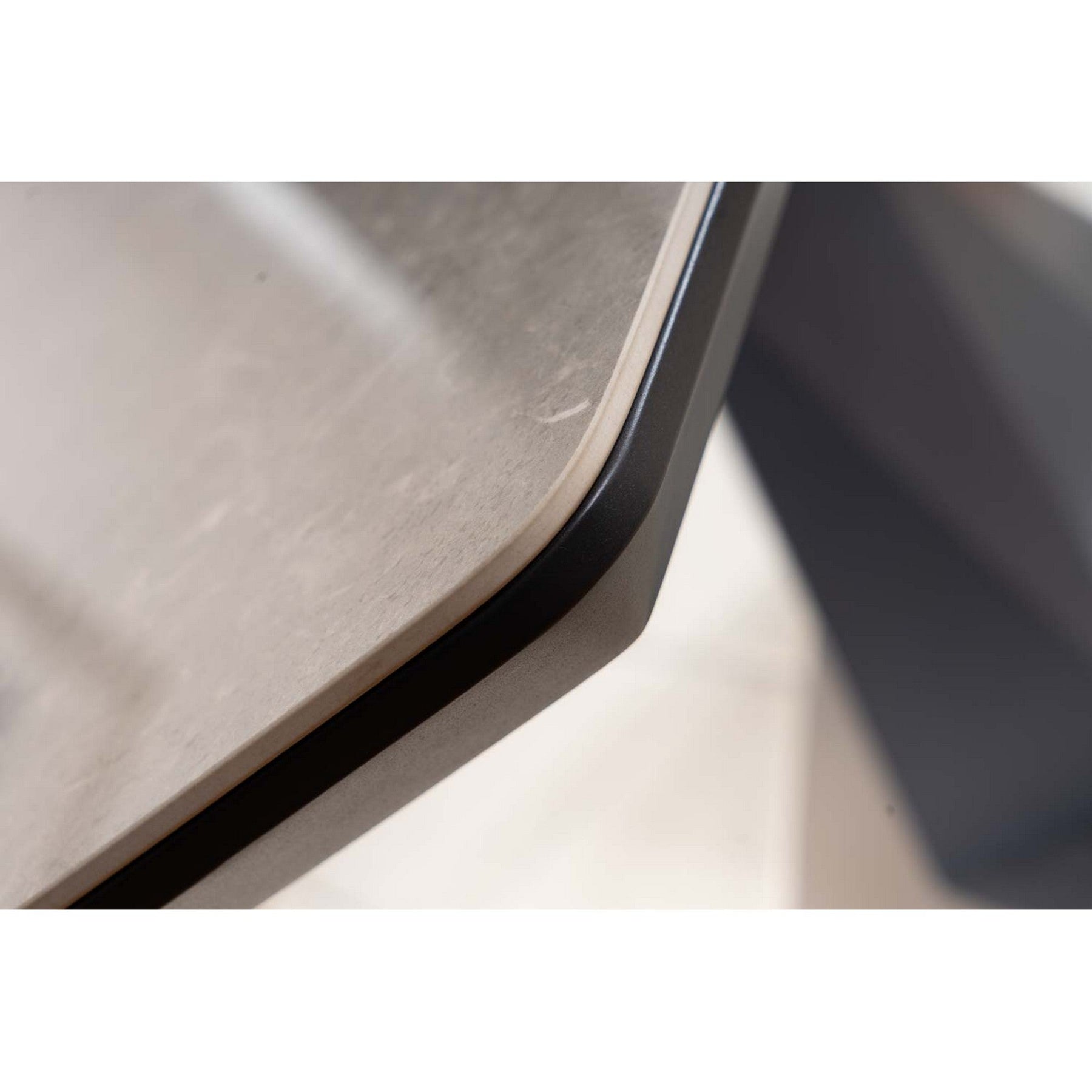 Masa CORTEZ efect de marmura/antracit 160(210)x90x76