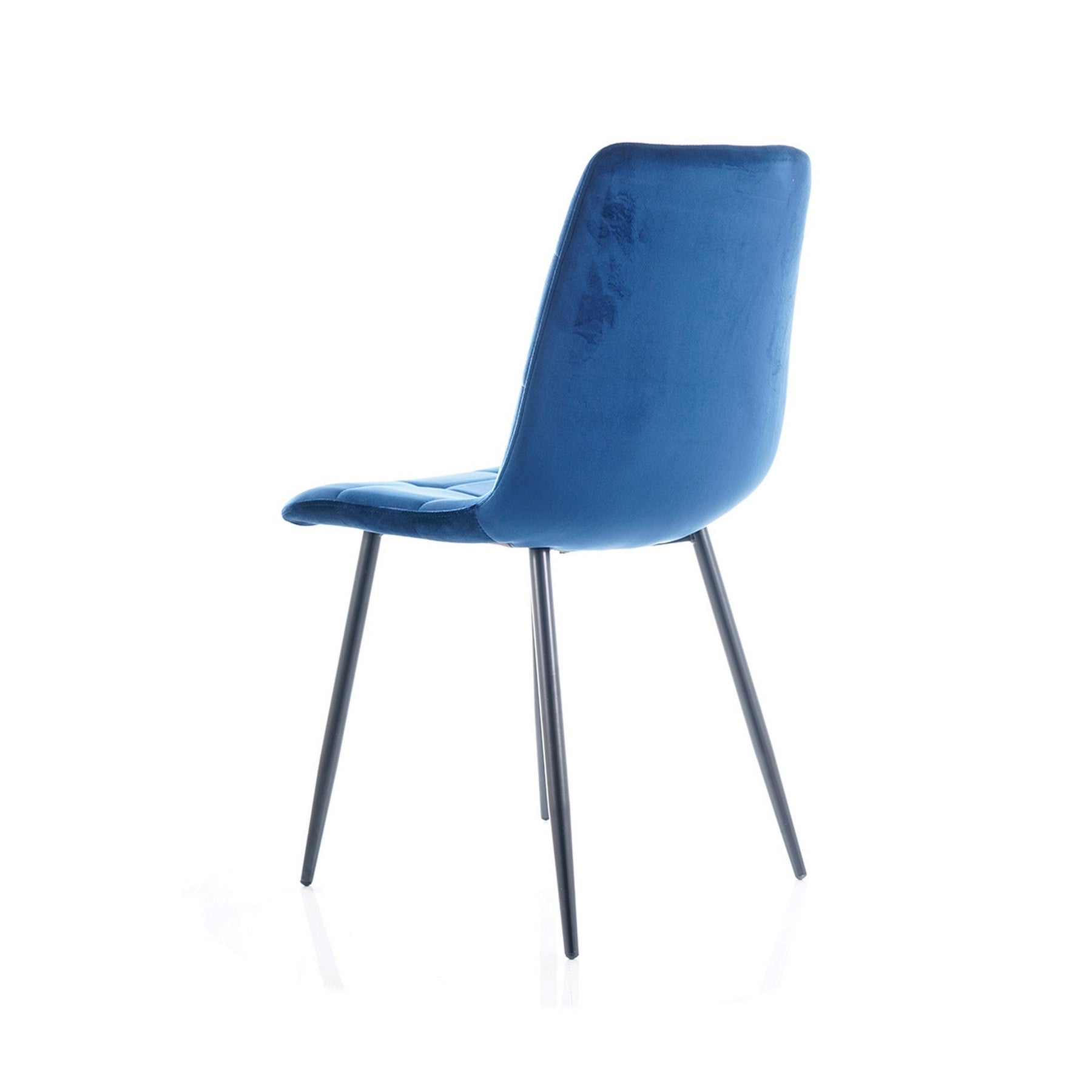 Scaun MILA, negru/albastru, 47x41x87