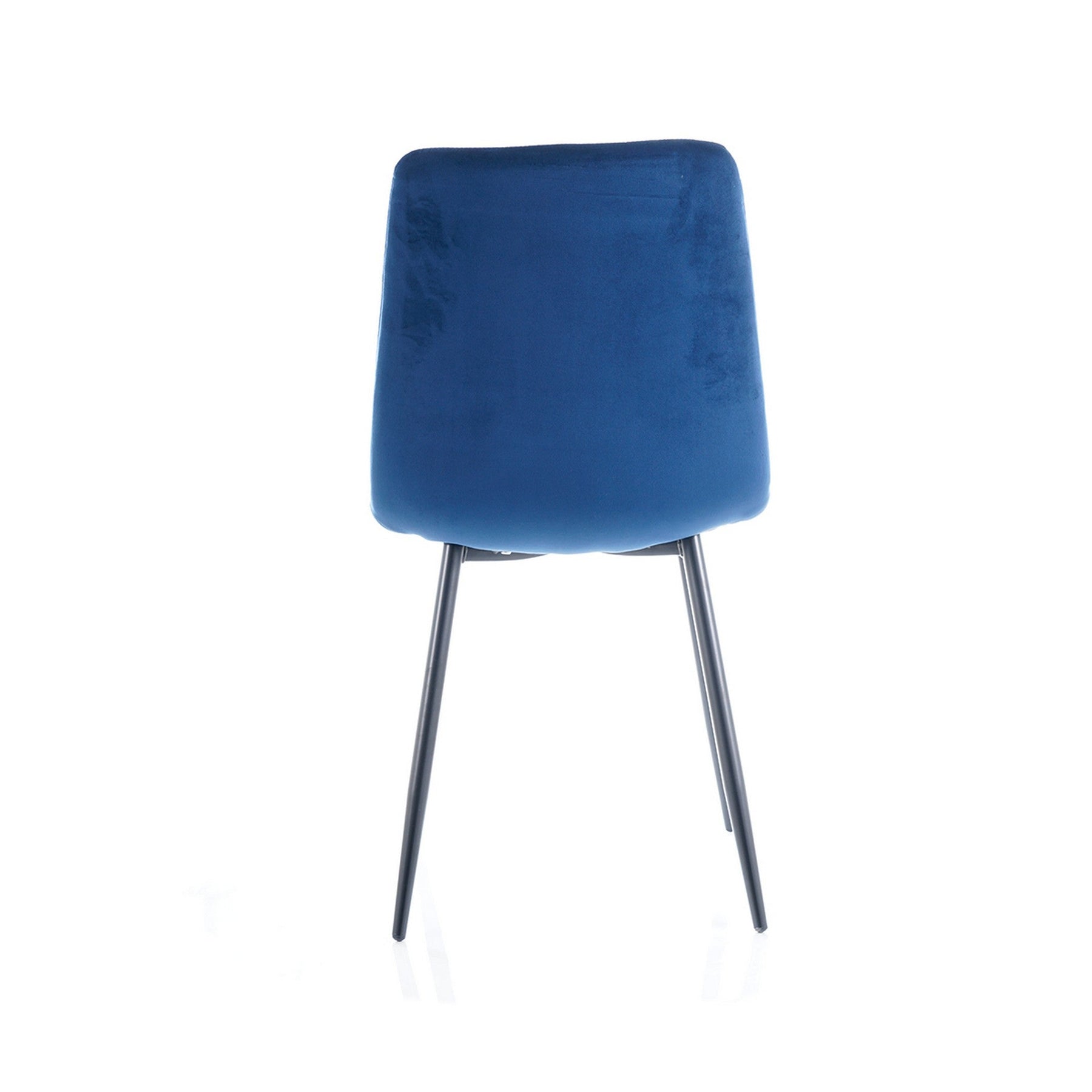 Scaun MILA, negru/albastru, 47x41x87