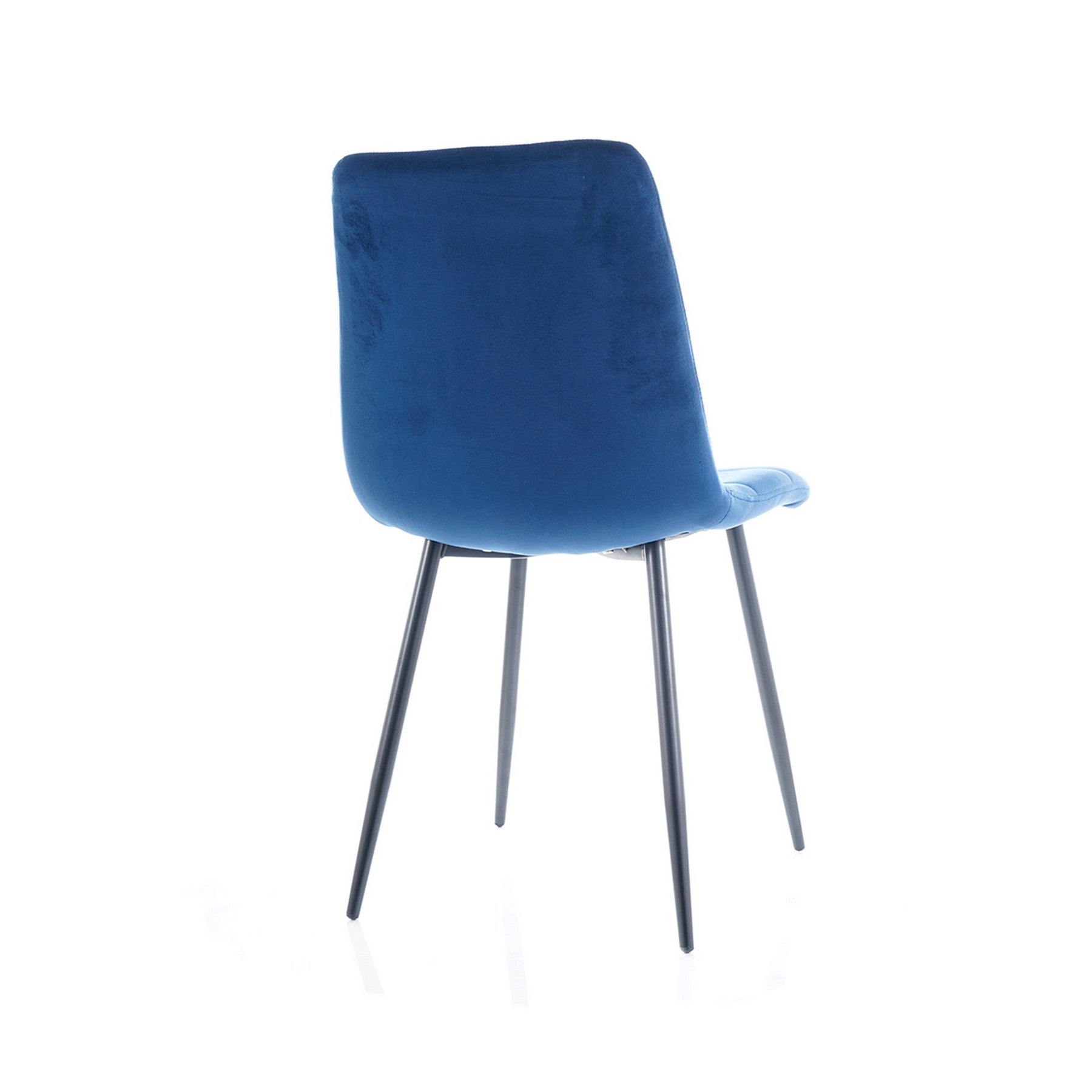 Scaun MILA, negru/albastru, 47x41x87