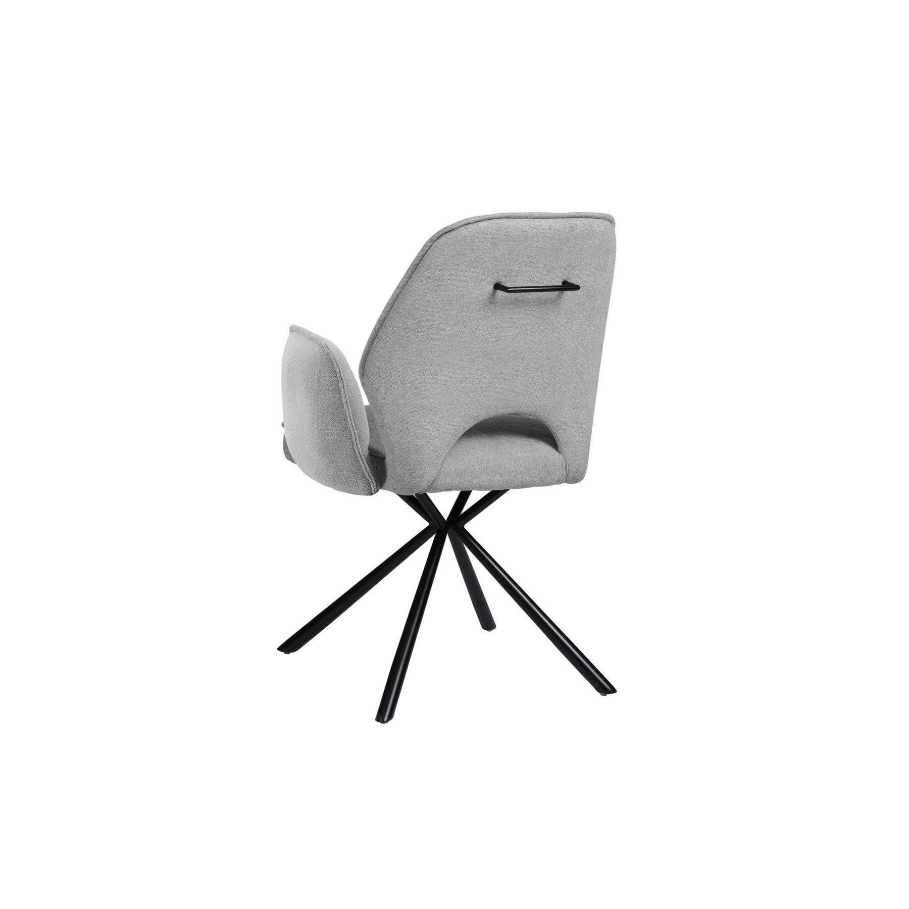 Scaun NELE structura metalica, gri, 61x61x48/86