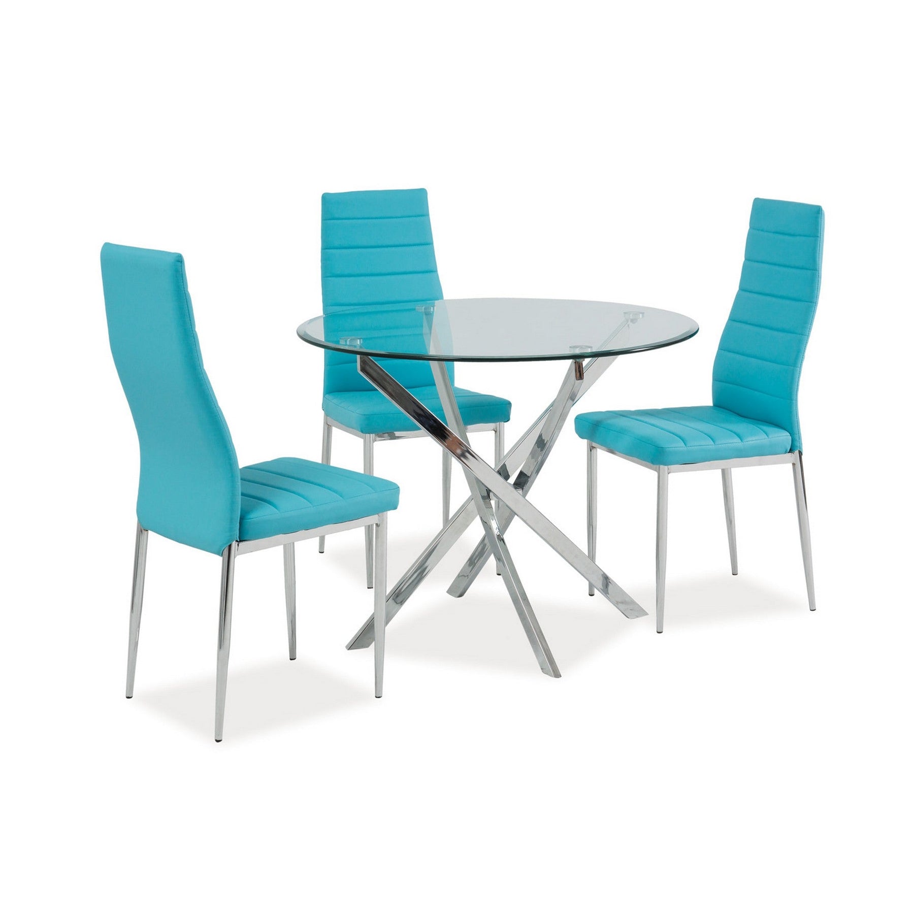 Masa sticla 90 cm Agis, 90x90x73