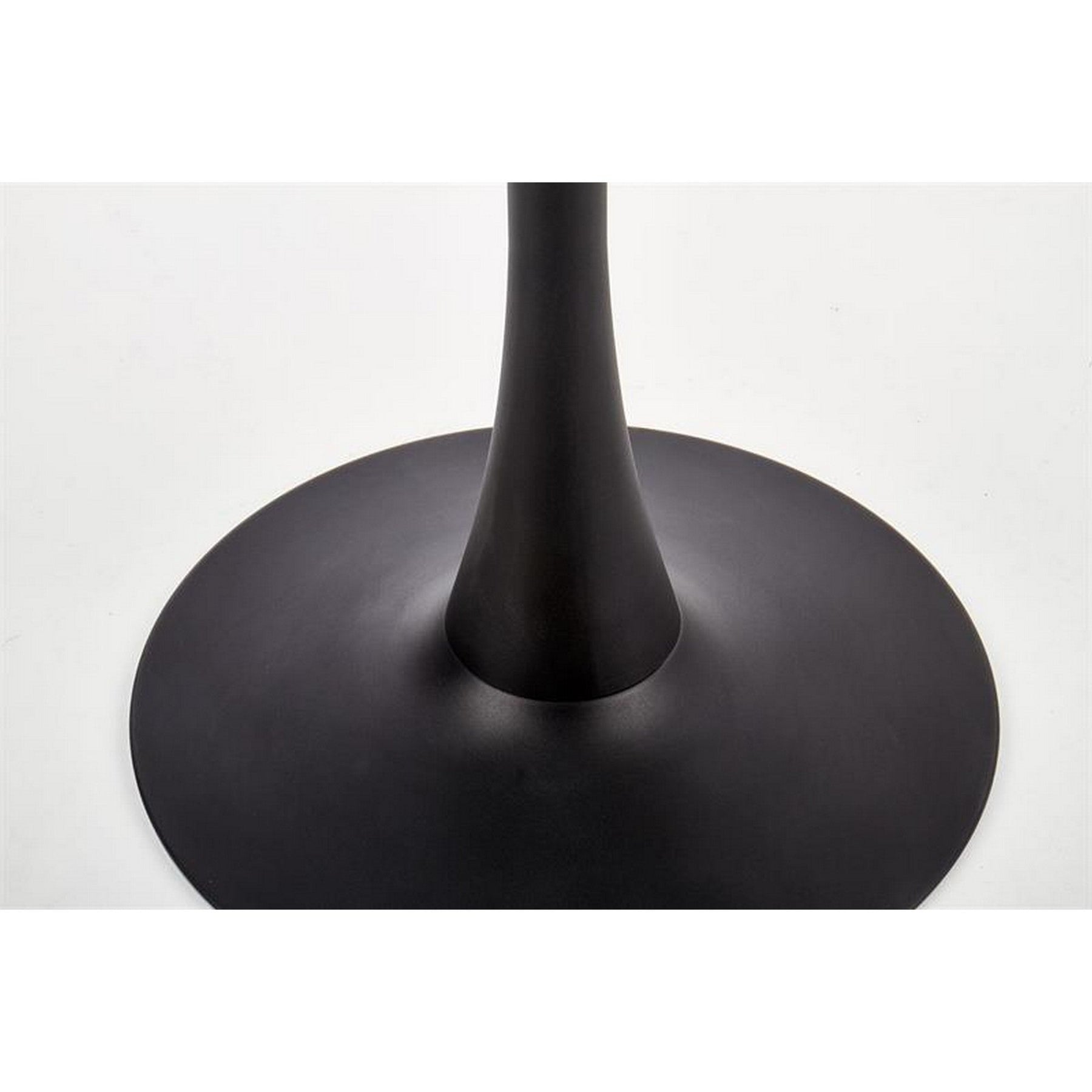 Masa AMBROSIO, alb/negru, 90/72 cm