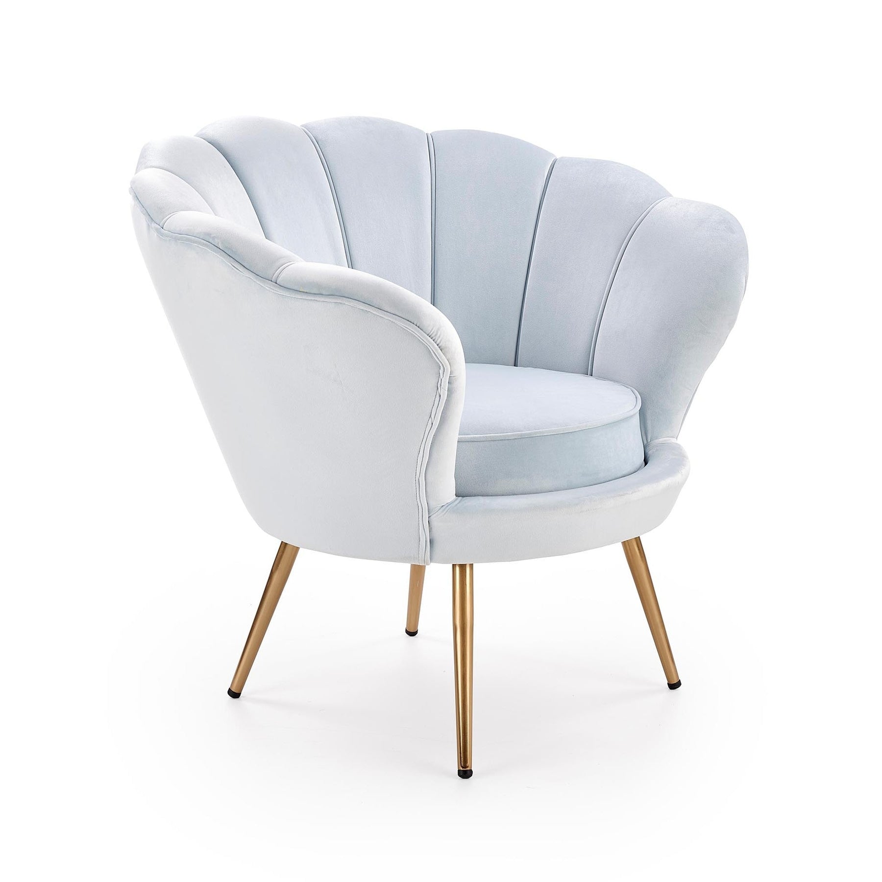 Fotoliu elegant albastru deschis Amorino, 94x76x83 cm - ACAJU