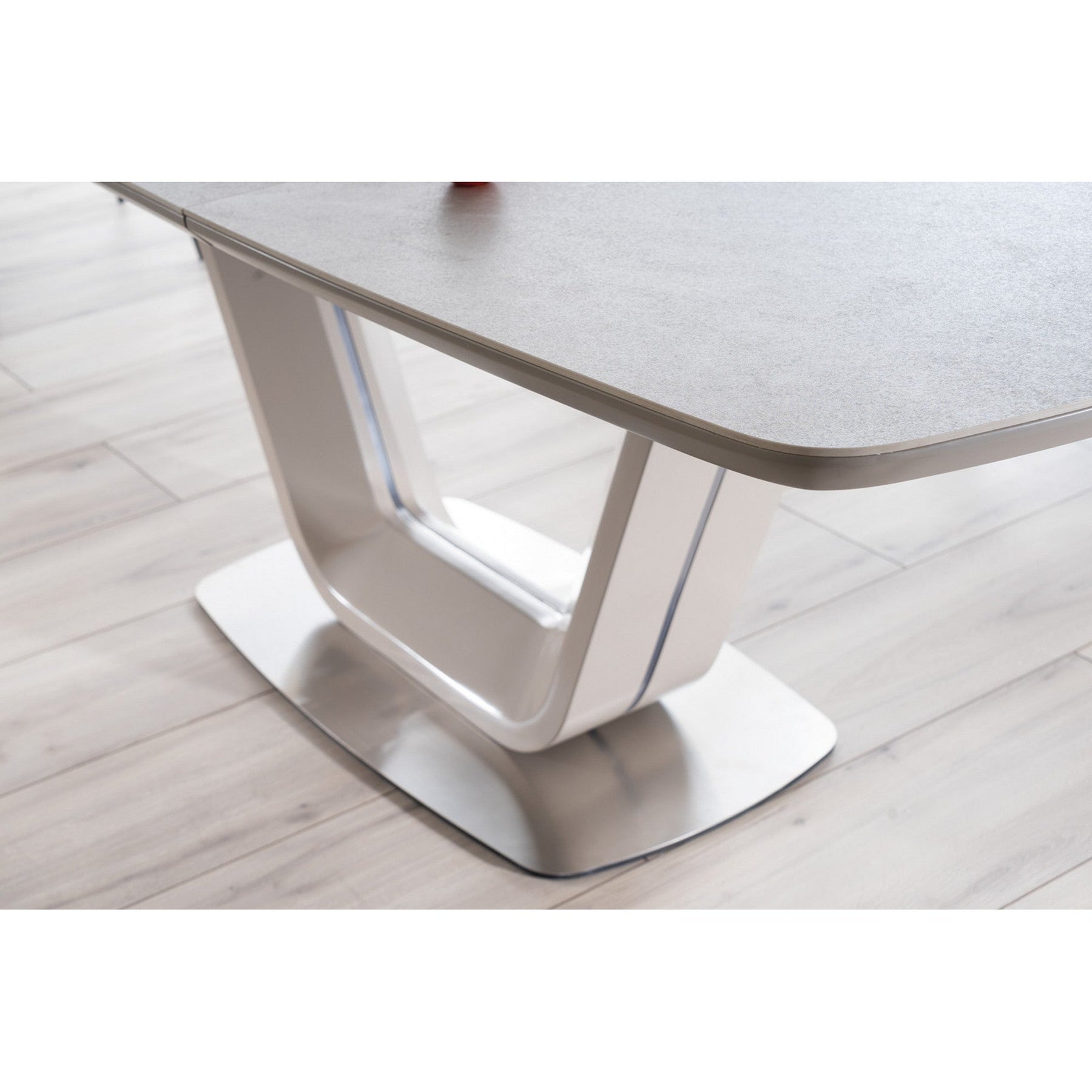 Masa efect de marmura gri ARMANI, 160(220)x90