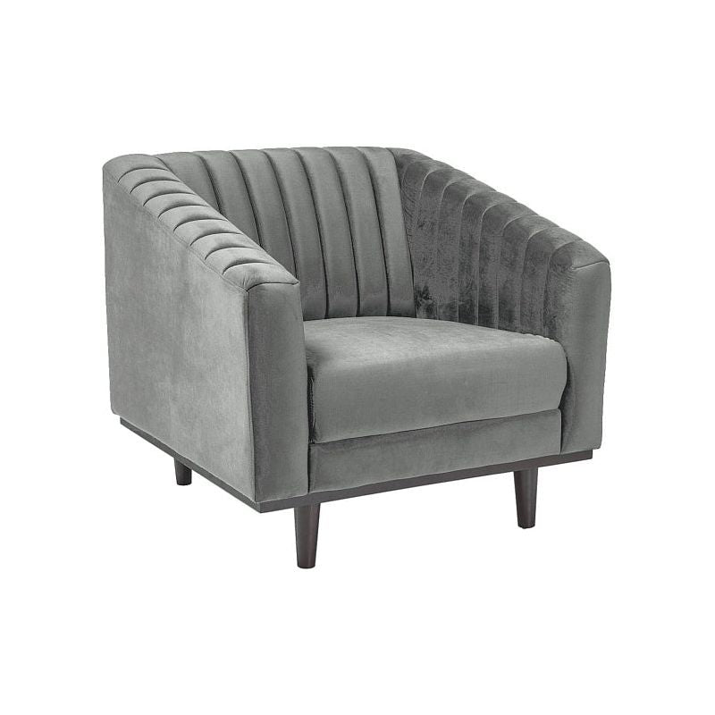 Fotoliu ASPREY, gri/wenge, 83x85x78 - ACAJU