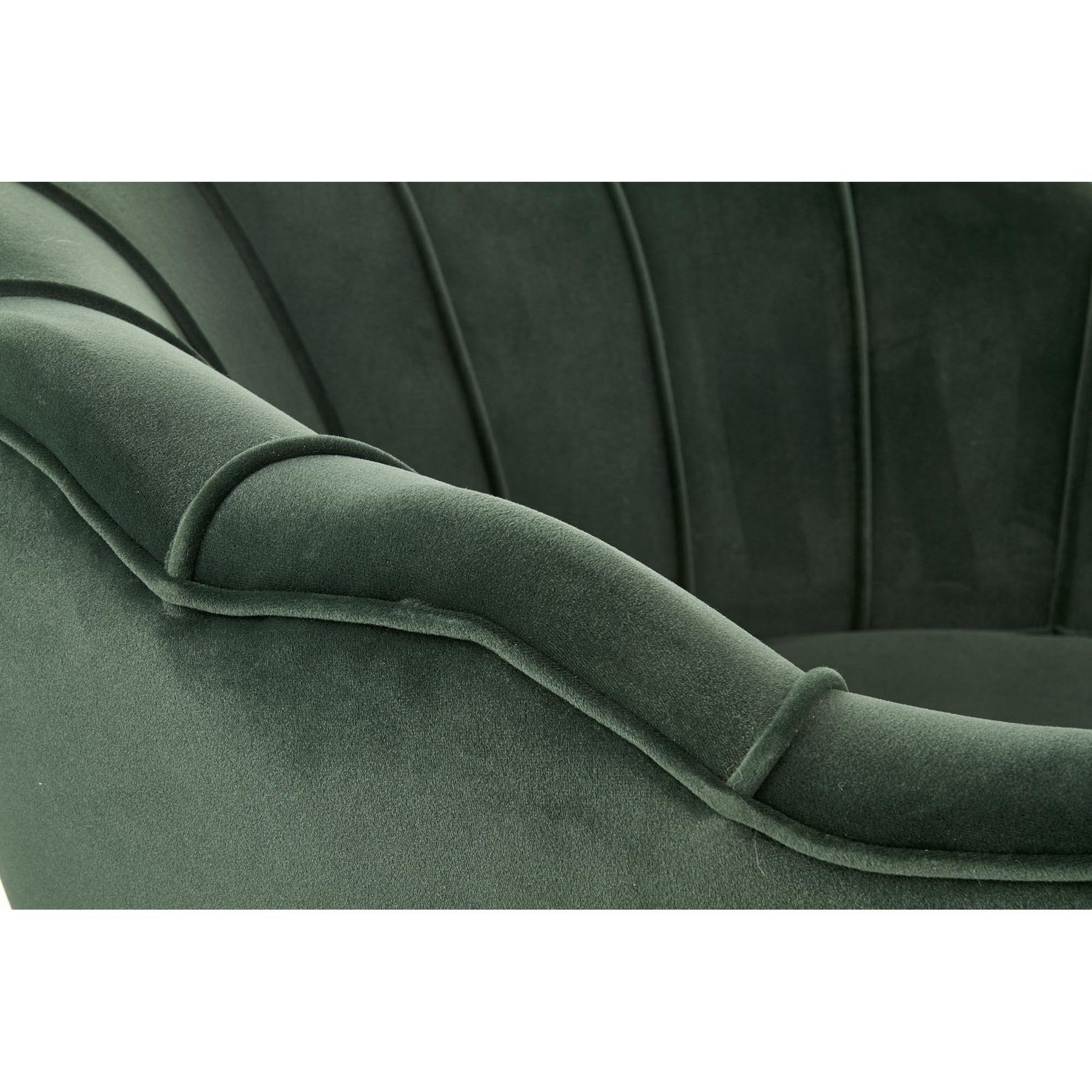 Fotoliu AMORINITO, verde/auriu, 81x77x77x45 cm