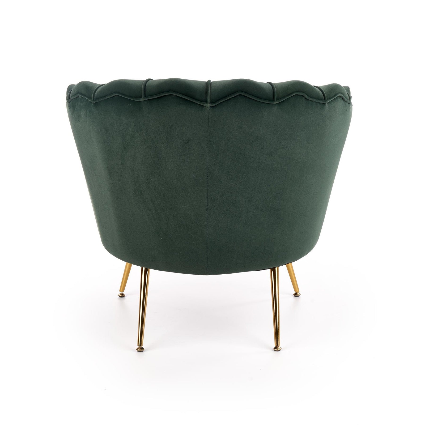 Fotoliu AMORINITO, verde/auriu, 81x77x77x45 cm