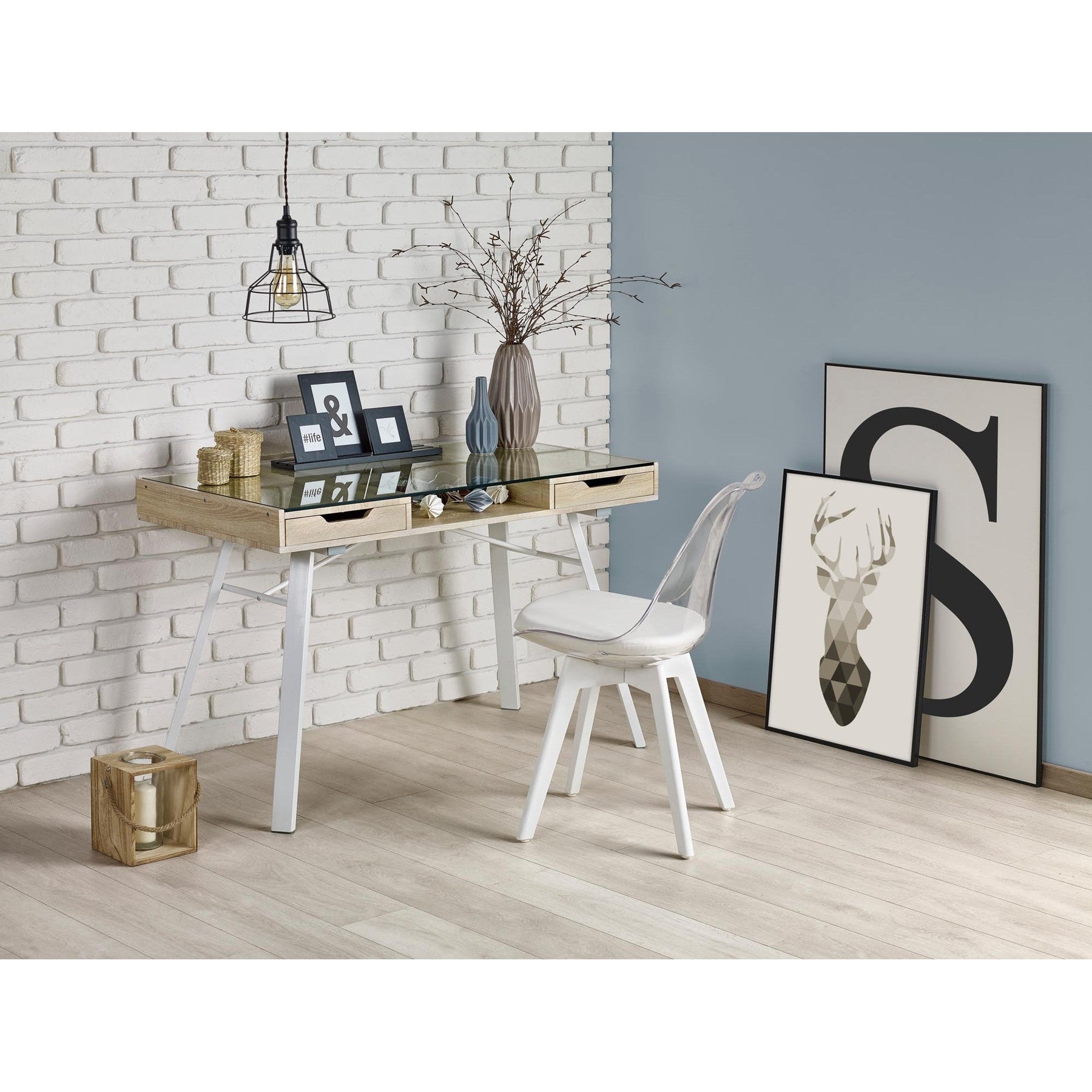 Birou B33, stejar sonoma, 120X60X76 CM