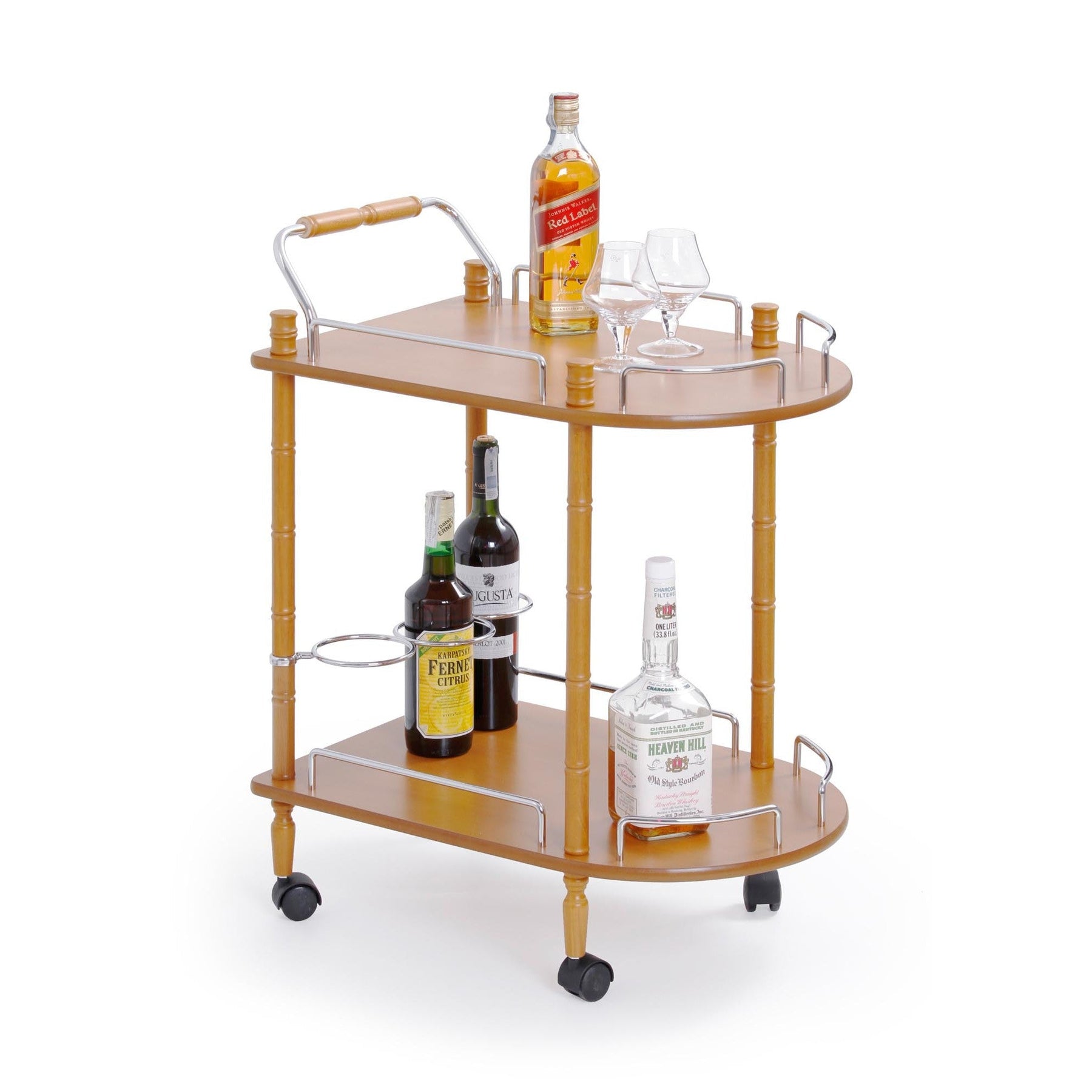 Mese de bar cu roti BAR4, 60X40X75 CM.