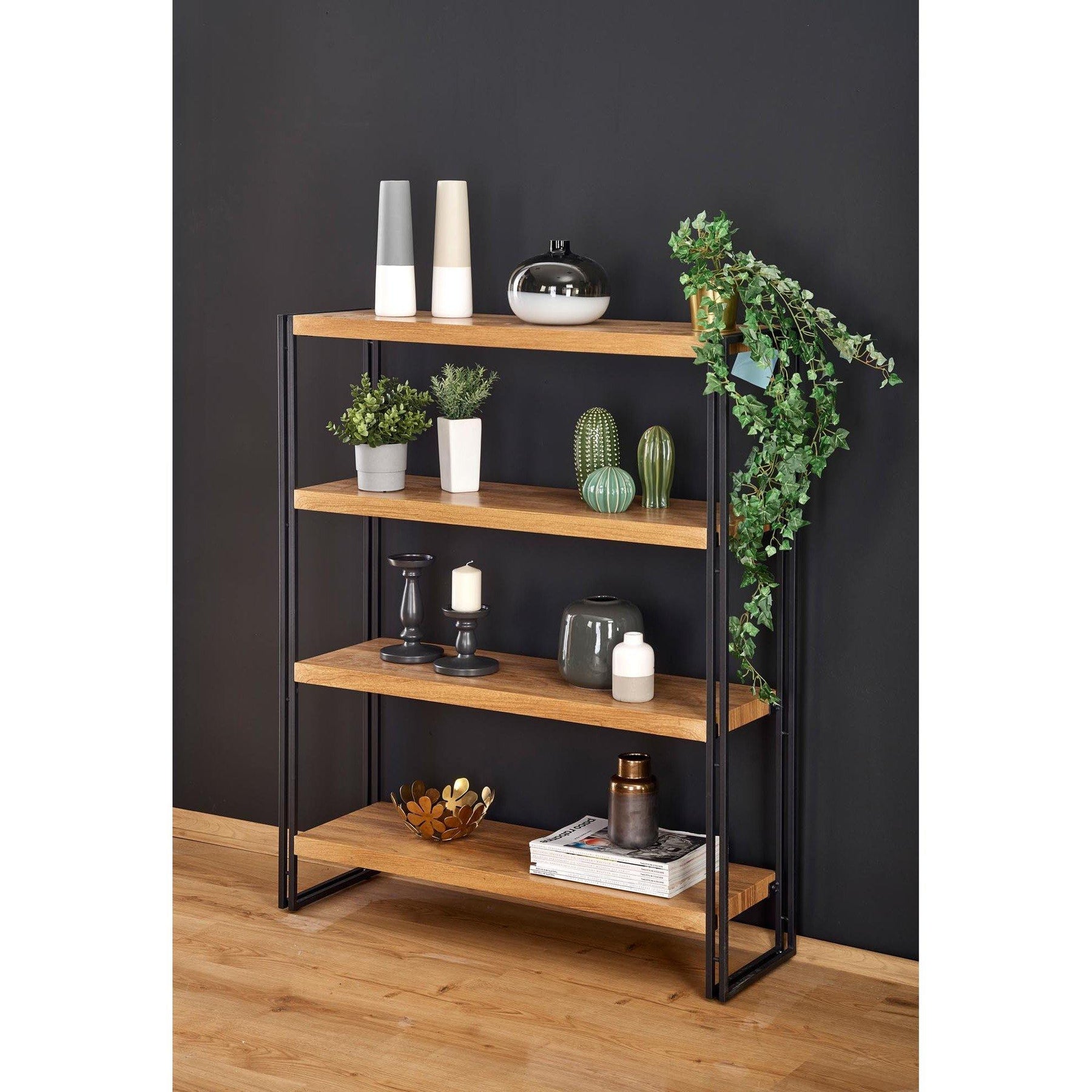 Biblioteca living Bolivar, 100X30X120 CM - ACAJU