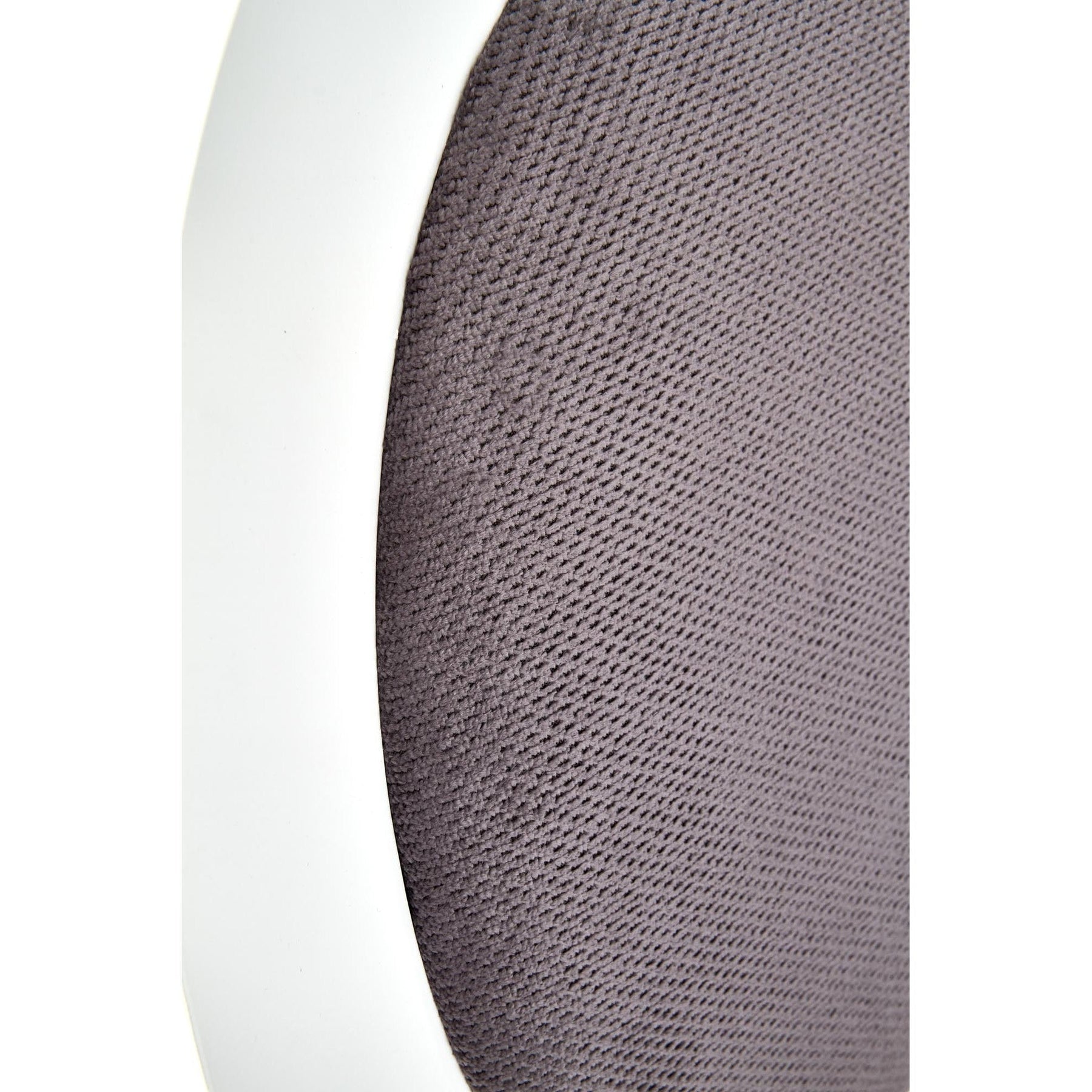 Scaun BAROCK, alb/gri, 45x51x93 cm