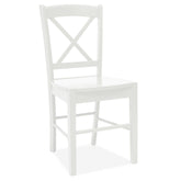 Scaun din lemn masiv alb CD-56, 40X36X85