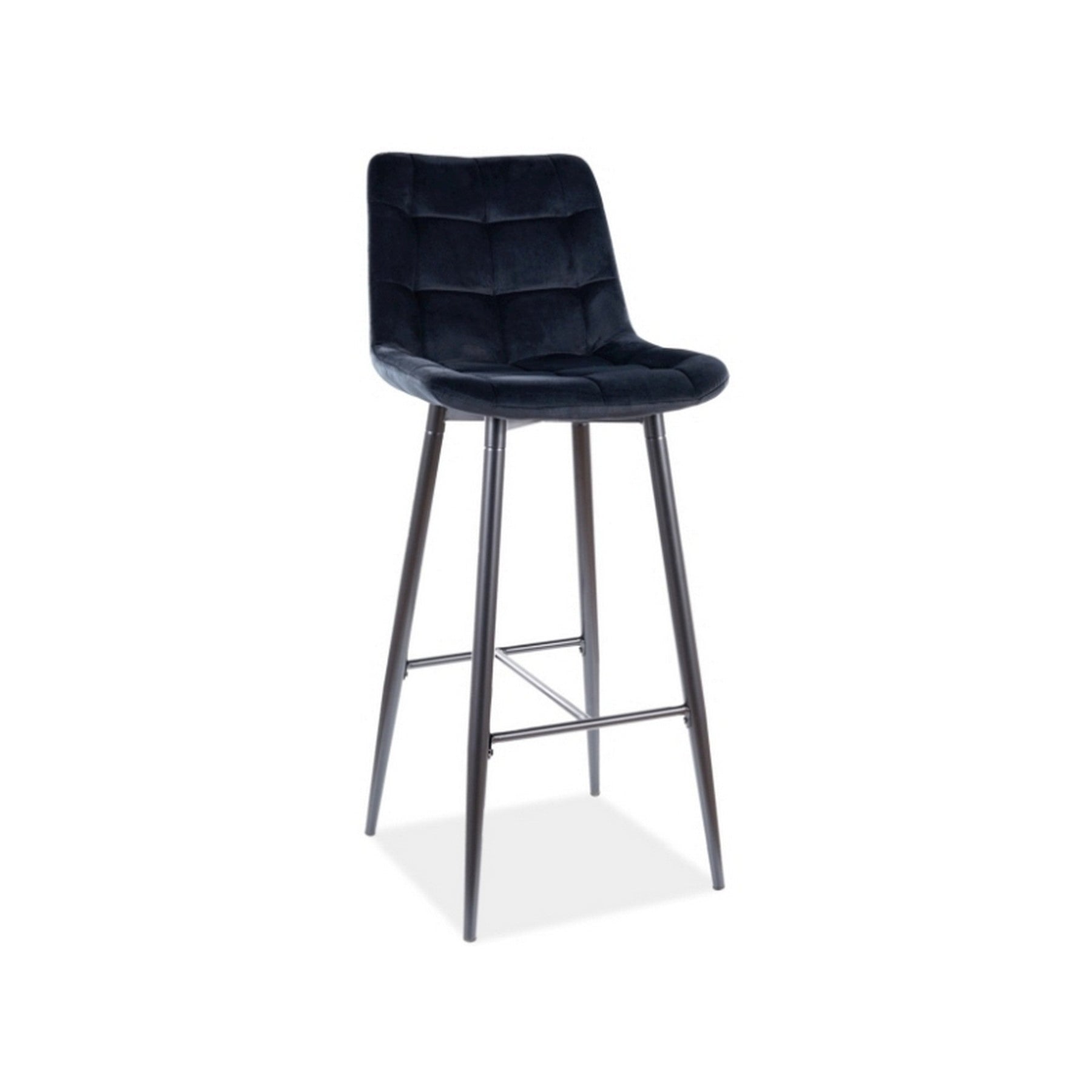 Scaun pentru bar CHIC H-1, negru, 45x37x109 cm