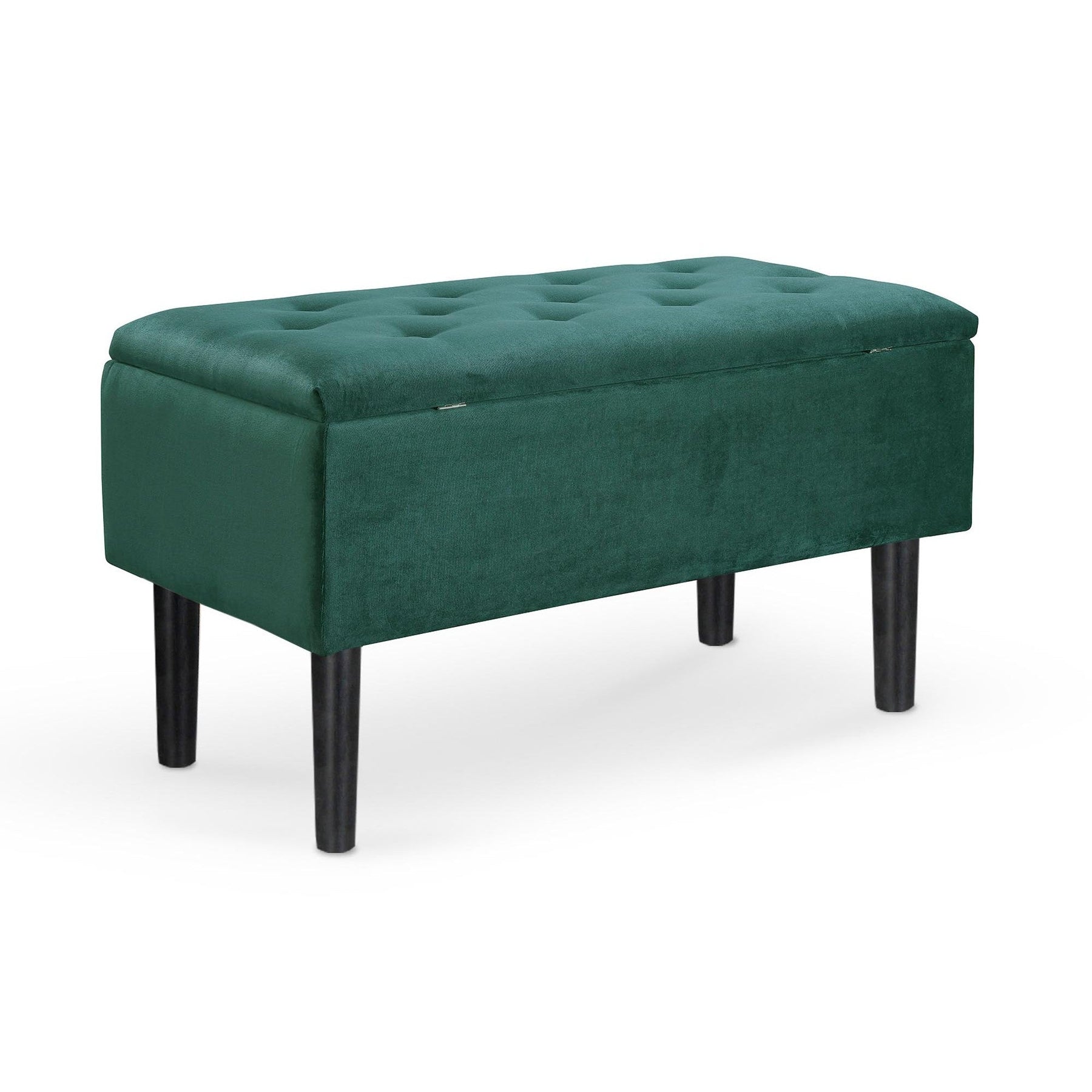 Taburet tapitat verde inchis Cleo - ACAJU