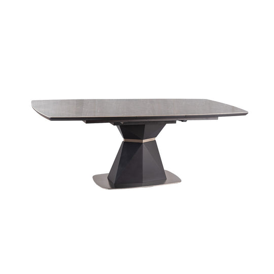 Masa CORTEZ efect de marmura/antracit 160(210)x90x76