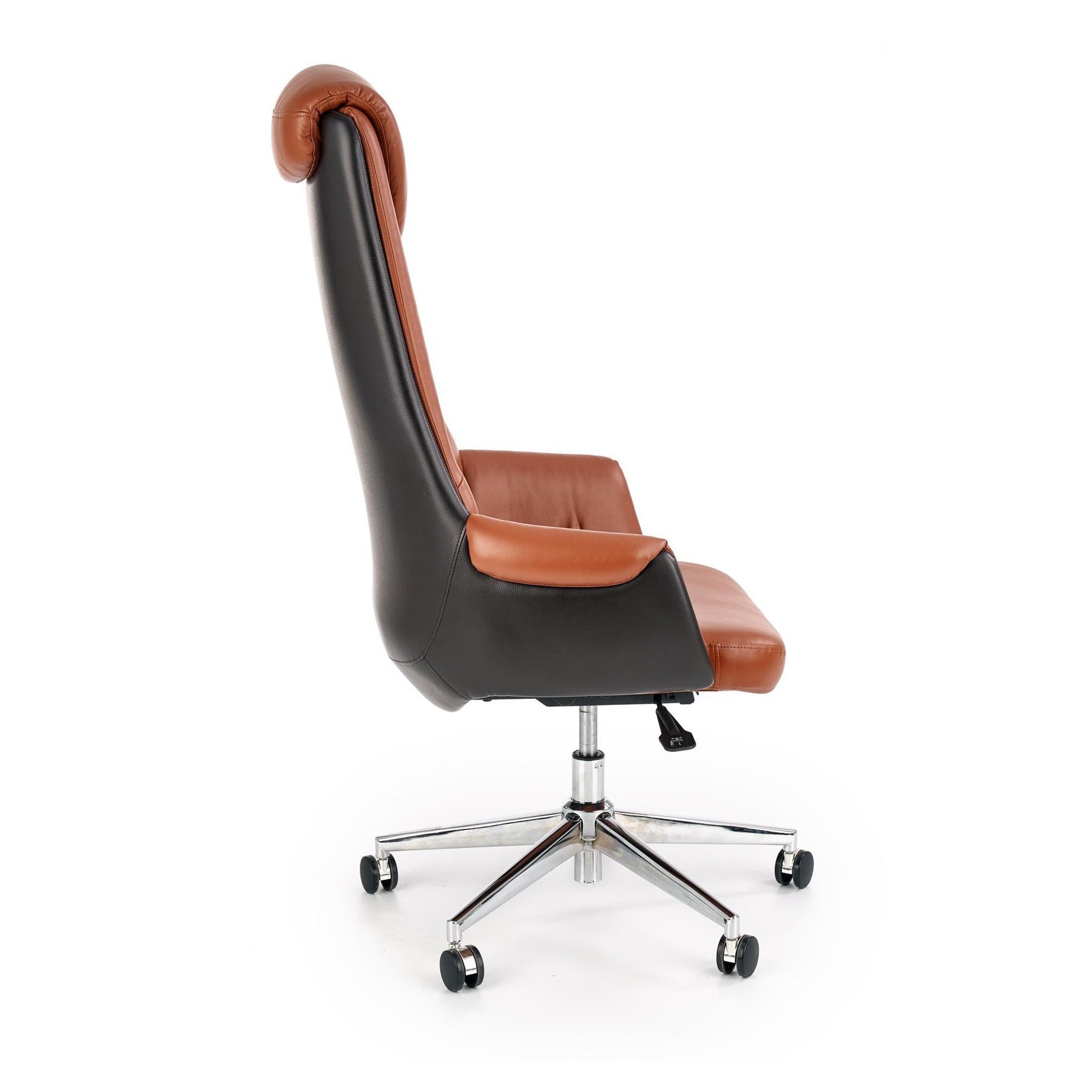 Scaun de birou CALVANO maro, 73x120/130x42/52 cm