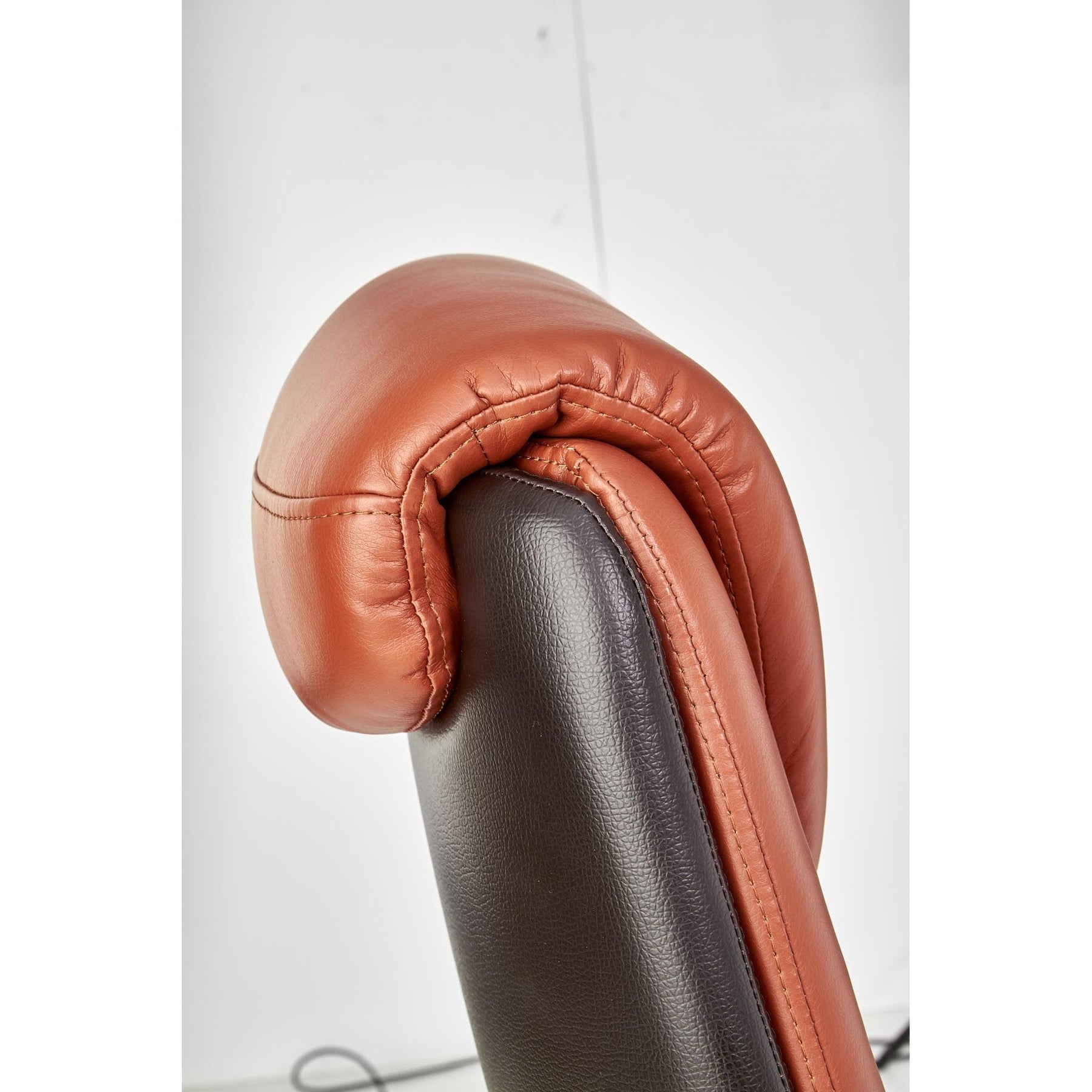 Scaun de birou CALVANO maro, 73x120/130x42/52 cm