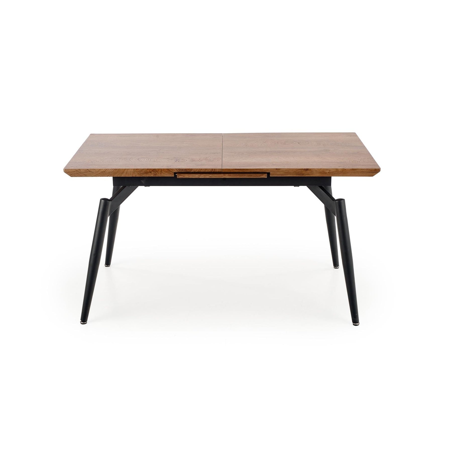 Masa extensibila CAMBELL, negru/stejar, 140/180x80x74 cm